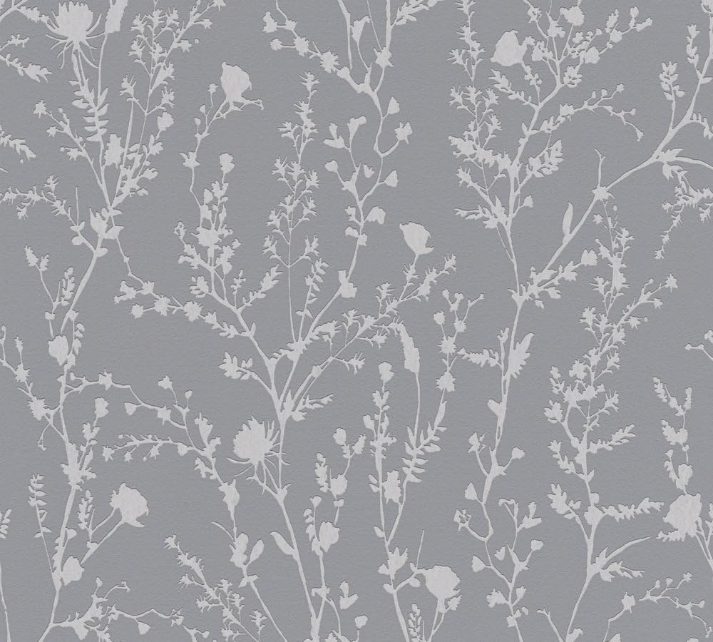 a-s-cr-ation-tapeten-395463-floral-vliestapete-grau-silber-10-05m image 2