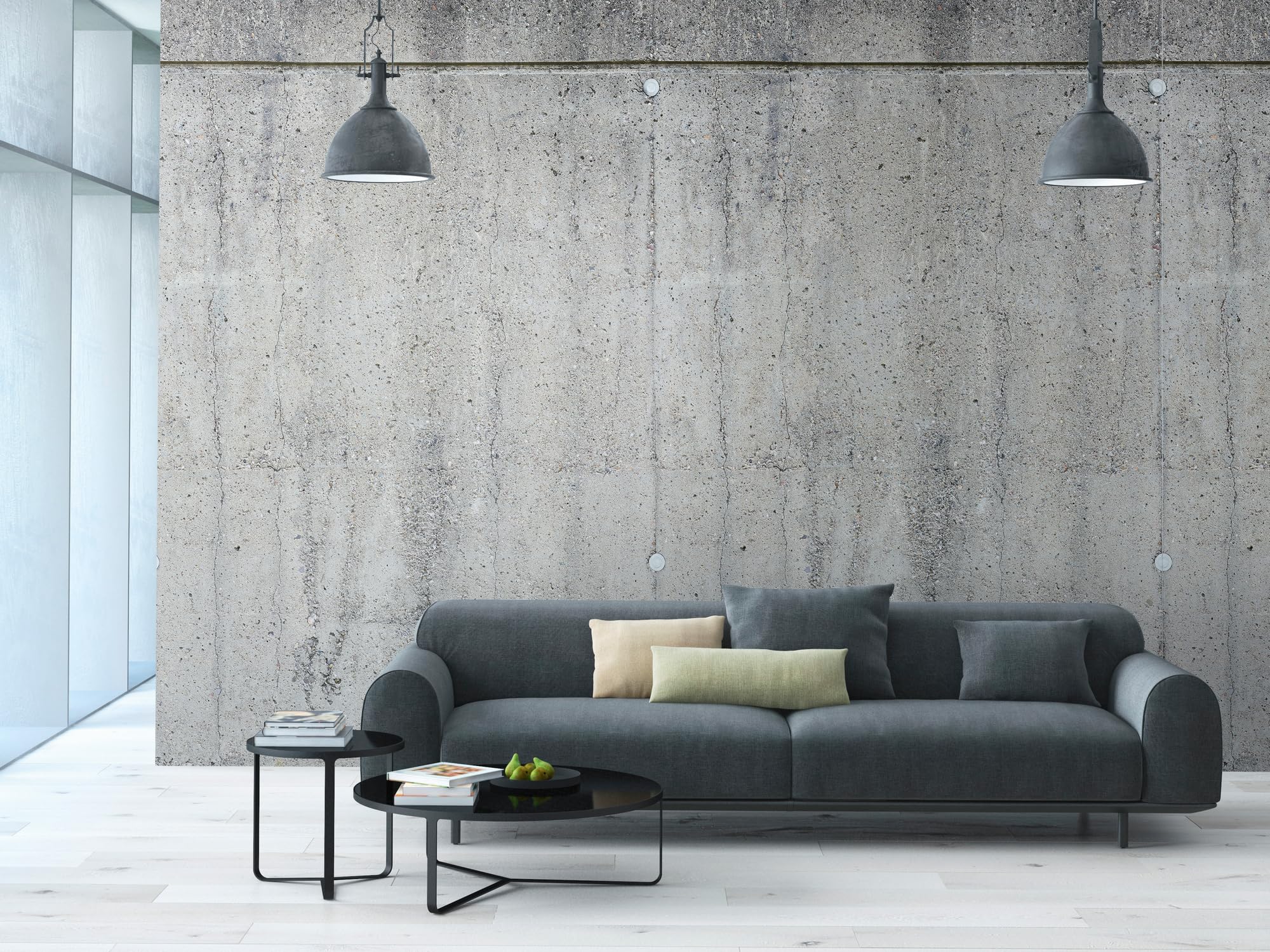 livingwalls-beton-fototapete-grau-2-80x1-59m-wandbild-xxl image 5