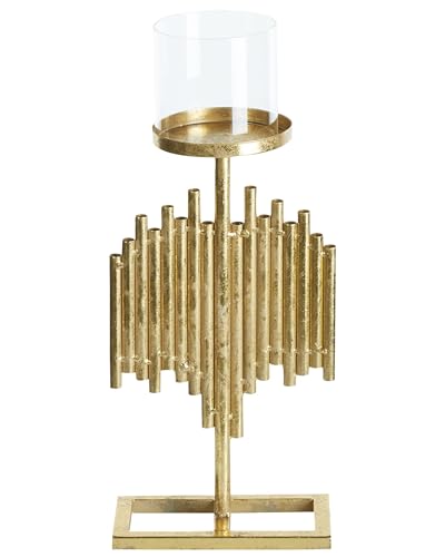 beliani-nias-kerzenst-nder-gold-47-cm-metall-glas image 7