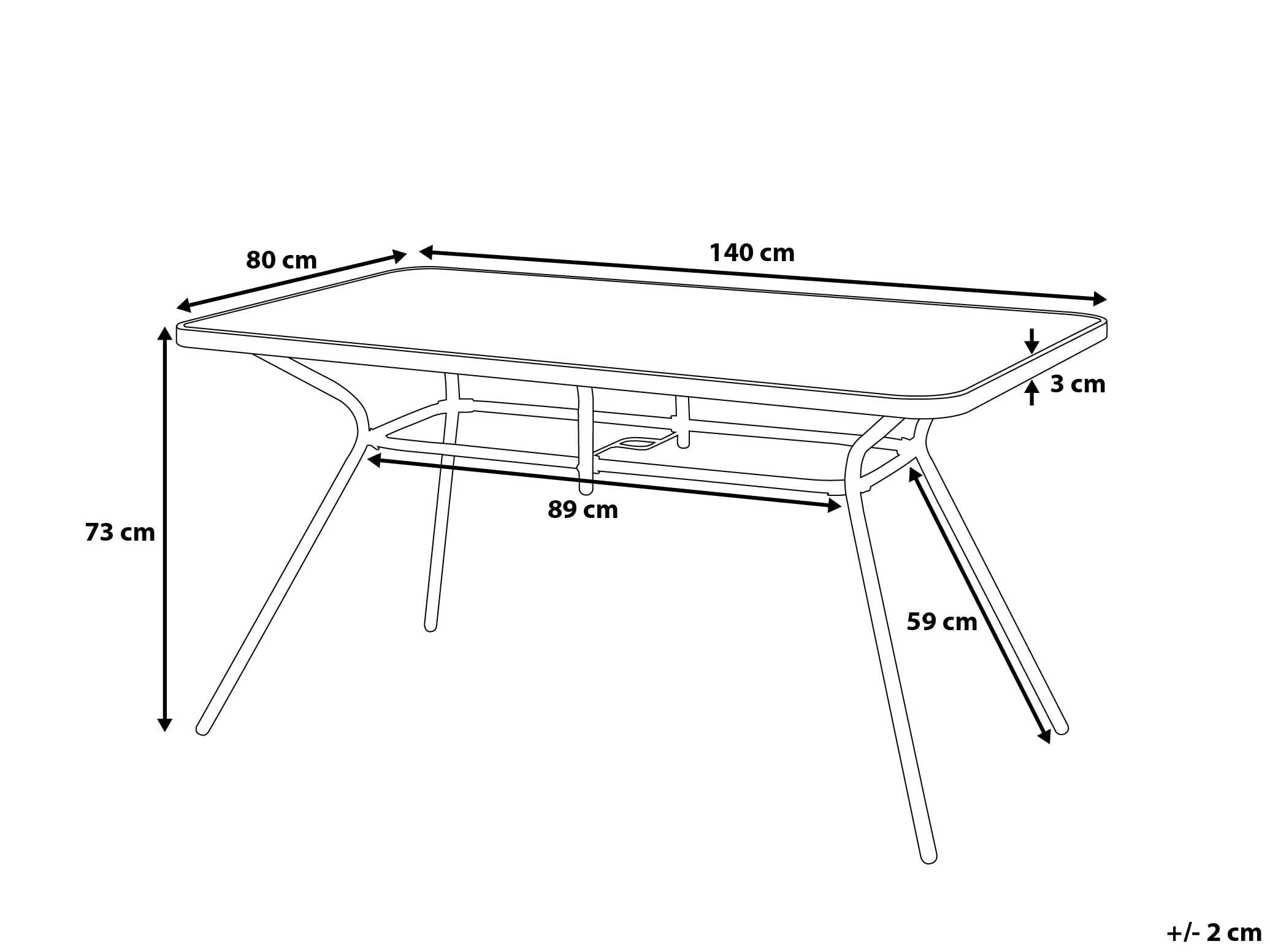 beliani-livo-gartentisch-glas-schwarz-stahl-140x80-cm-rechteckig image 3