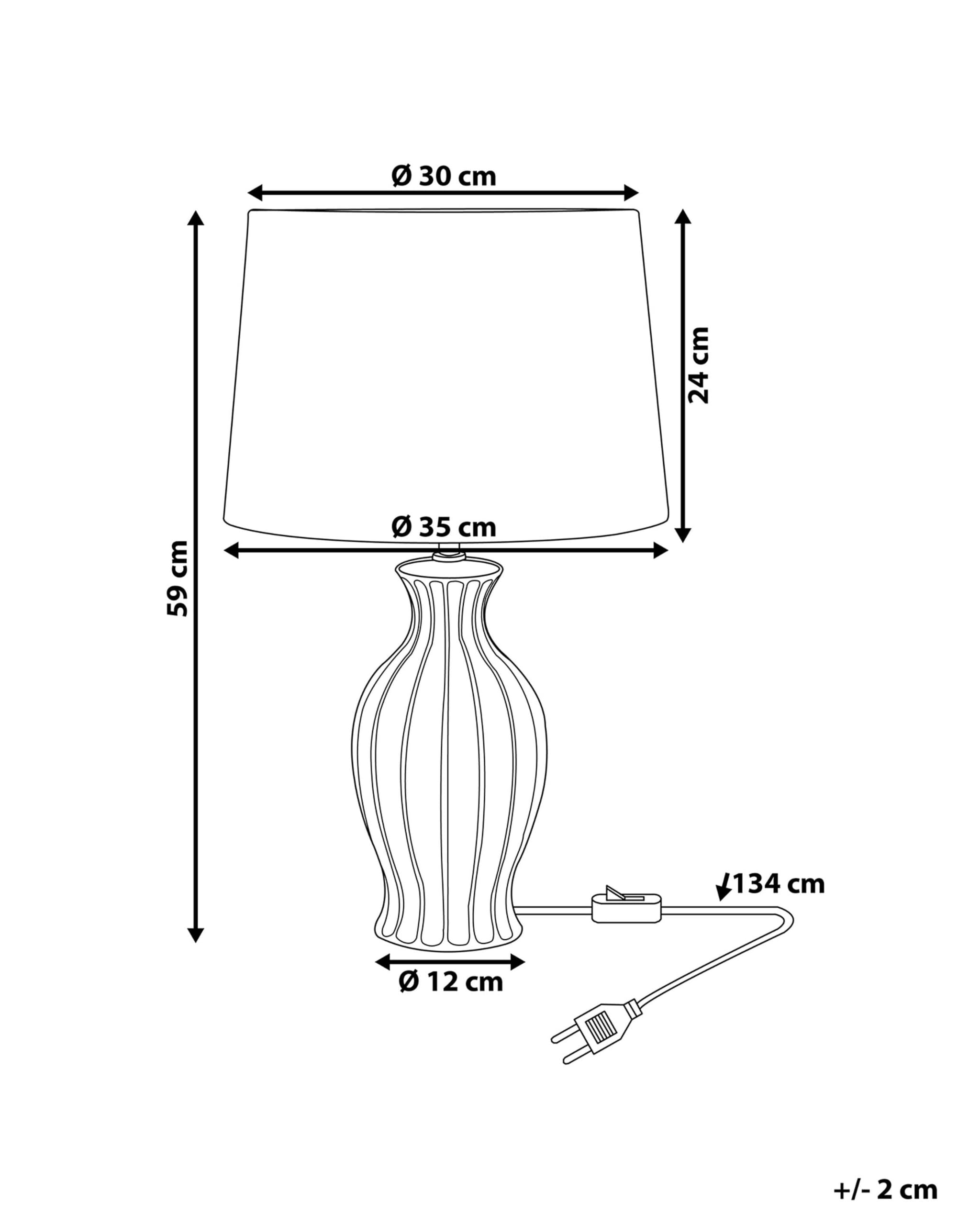 beliani-samina-tischlampe-keramik-dunkelgr-n-taupe-59cm image 3