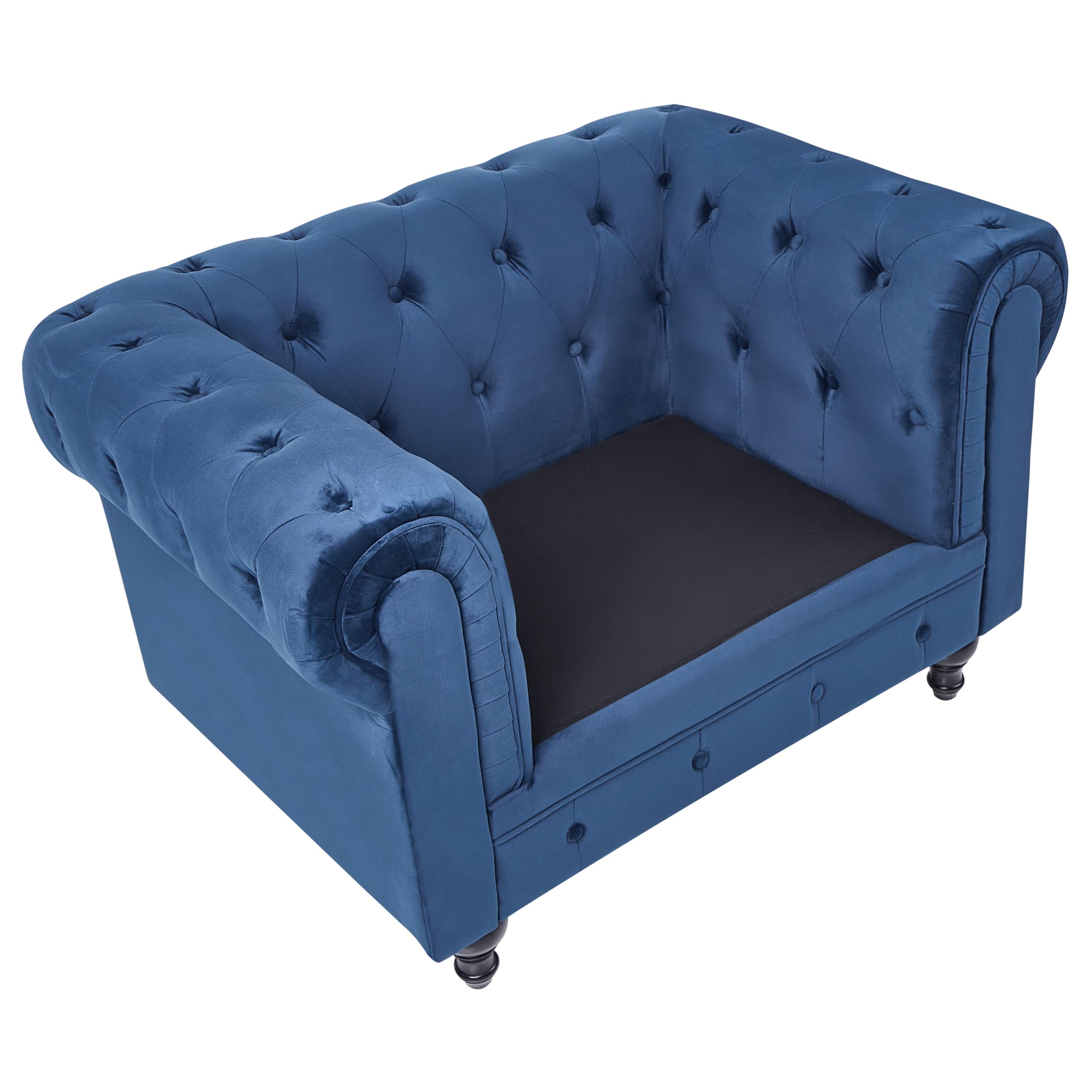 beliani-chesterfield-sessel-samt-marineblau-110cm-knopfsteppung image 6