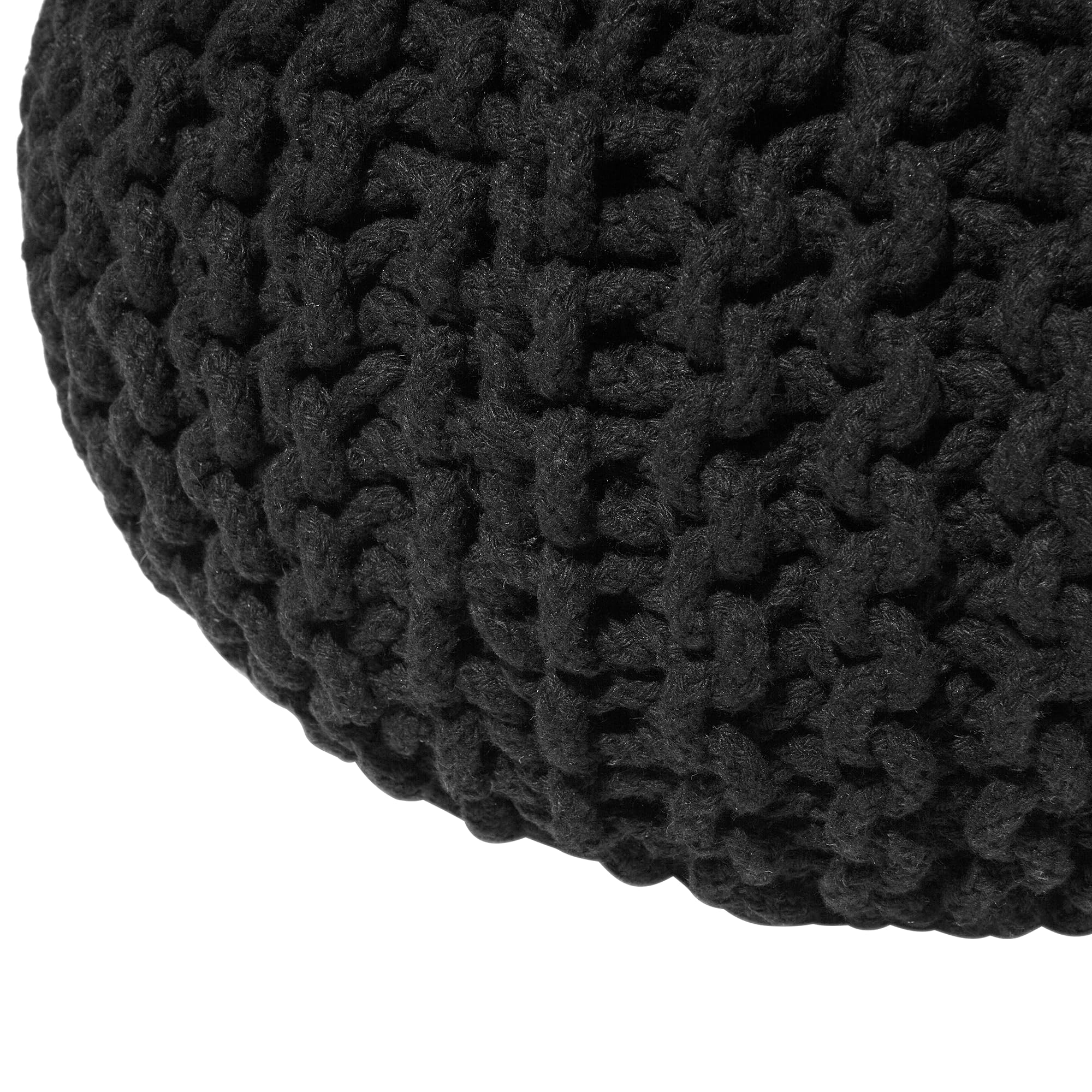 beliani-conrad-pouf-rund-schwarz-baumwolle-40x25-cm image 5