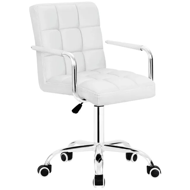 homall-office-leather-chair-b-rostuhl-schwarz image 1