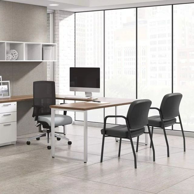 homall-office-besucherstuhl-schwarz-kunstleder-2er-set image 3