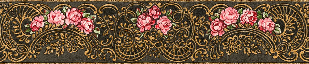 a-s-cr-ation-joop-34074-1-bord-re-metallic-rot-schwarz-floral image 2