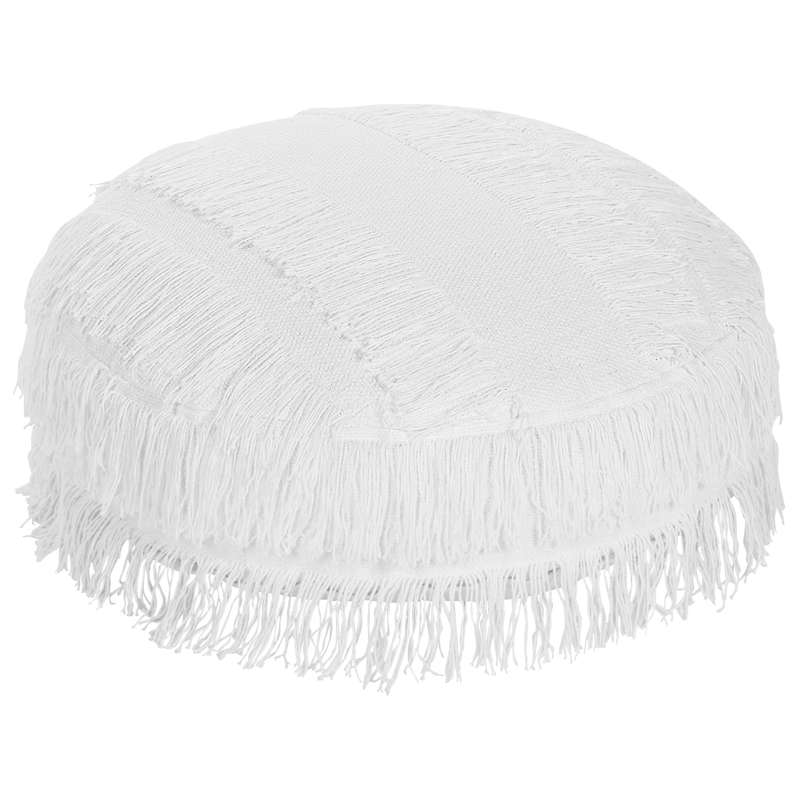 beliani-oulad-pouf-wei-rund-50-cm-baumwolle-boho image 4
