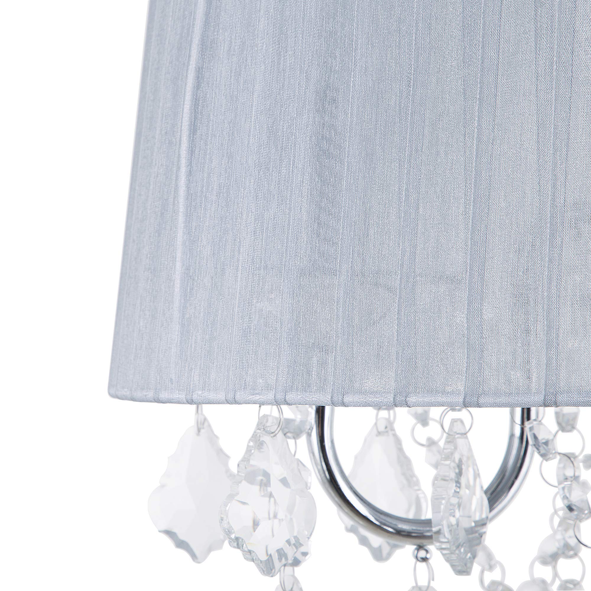 beliani-evans-stehlampe-grau-stoffschirm-kristall-glamour image 5