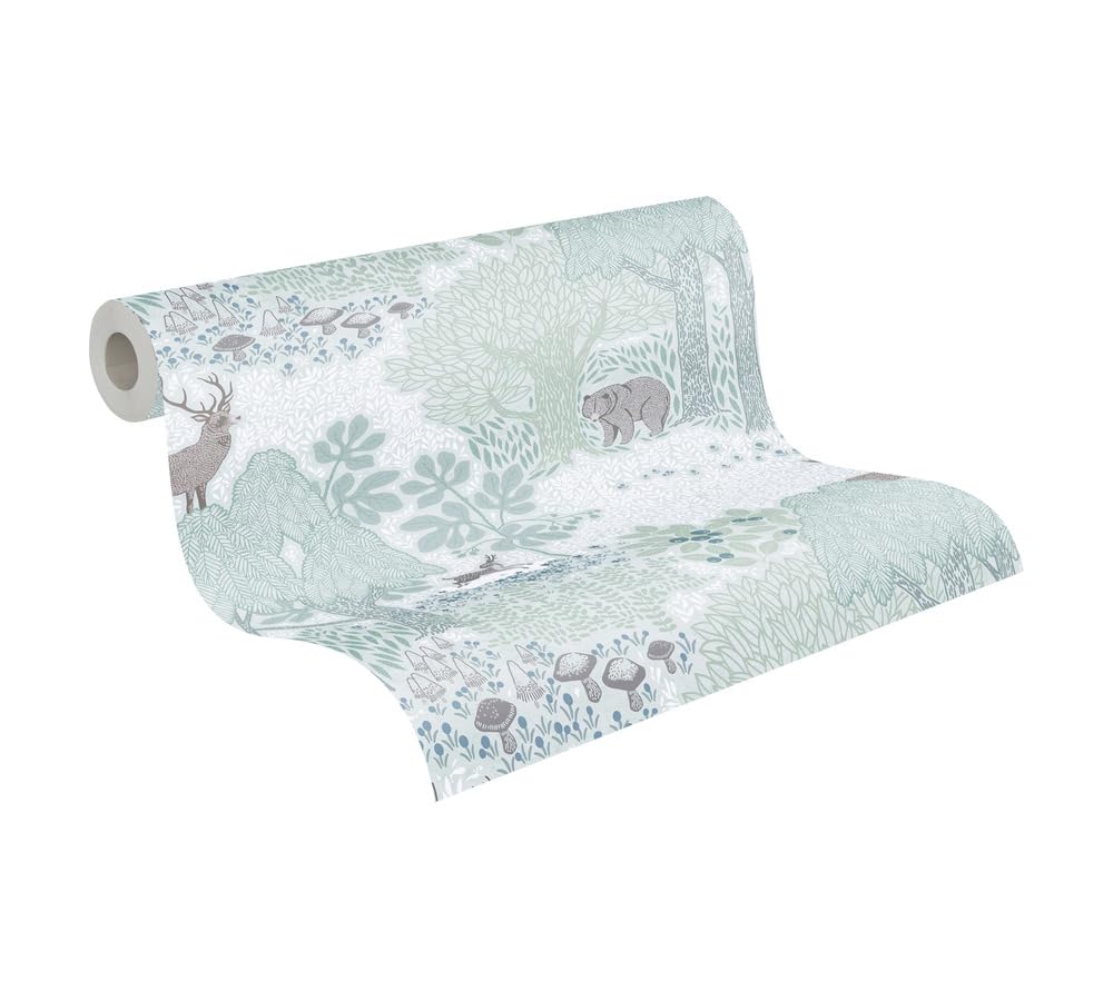 a-s-cr-ation-lilly-luis-koala-vliestapete-beige-gr-n-10-05m image 8