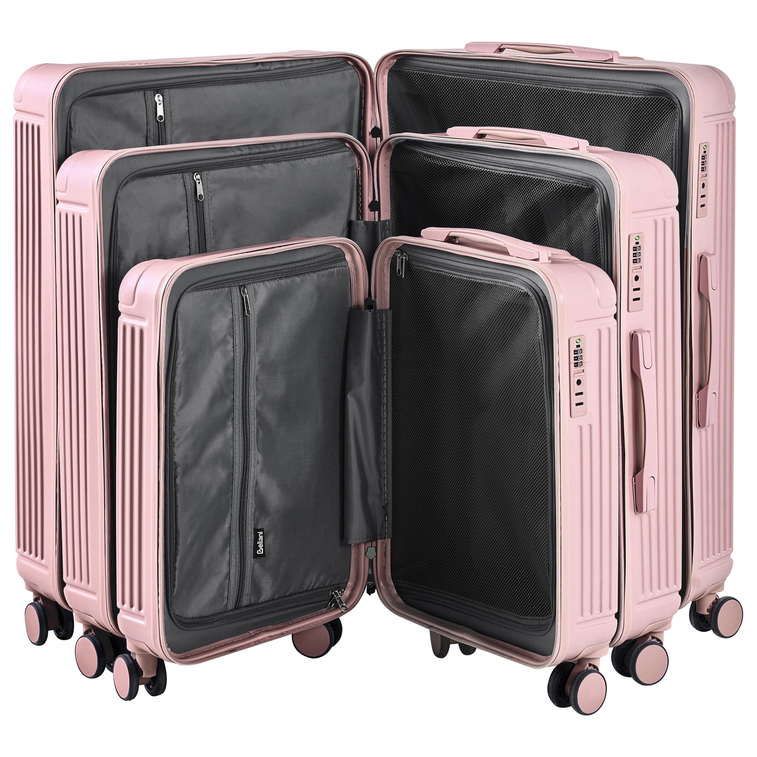 beliani-myntis-hartschalenkoffer-3er-set-rosa-tsa image 8
