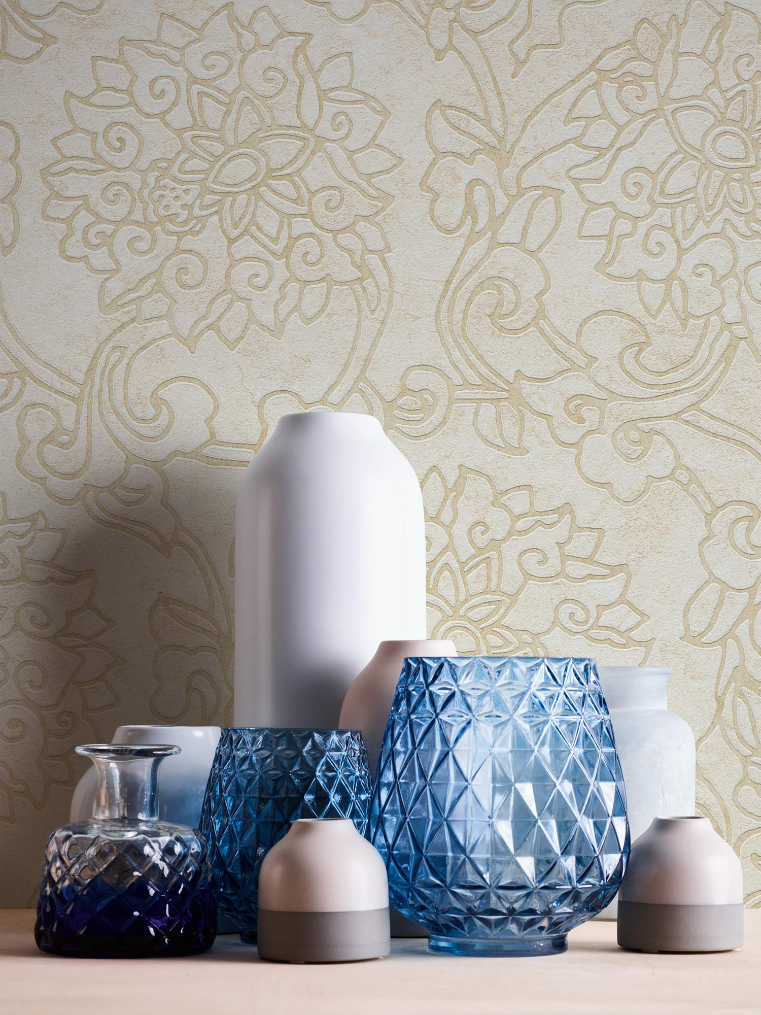 a-s-cr-ation-asian-fusion-37470-3-vliestapete-beige image 5