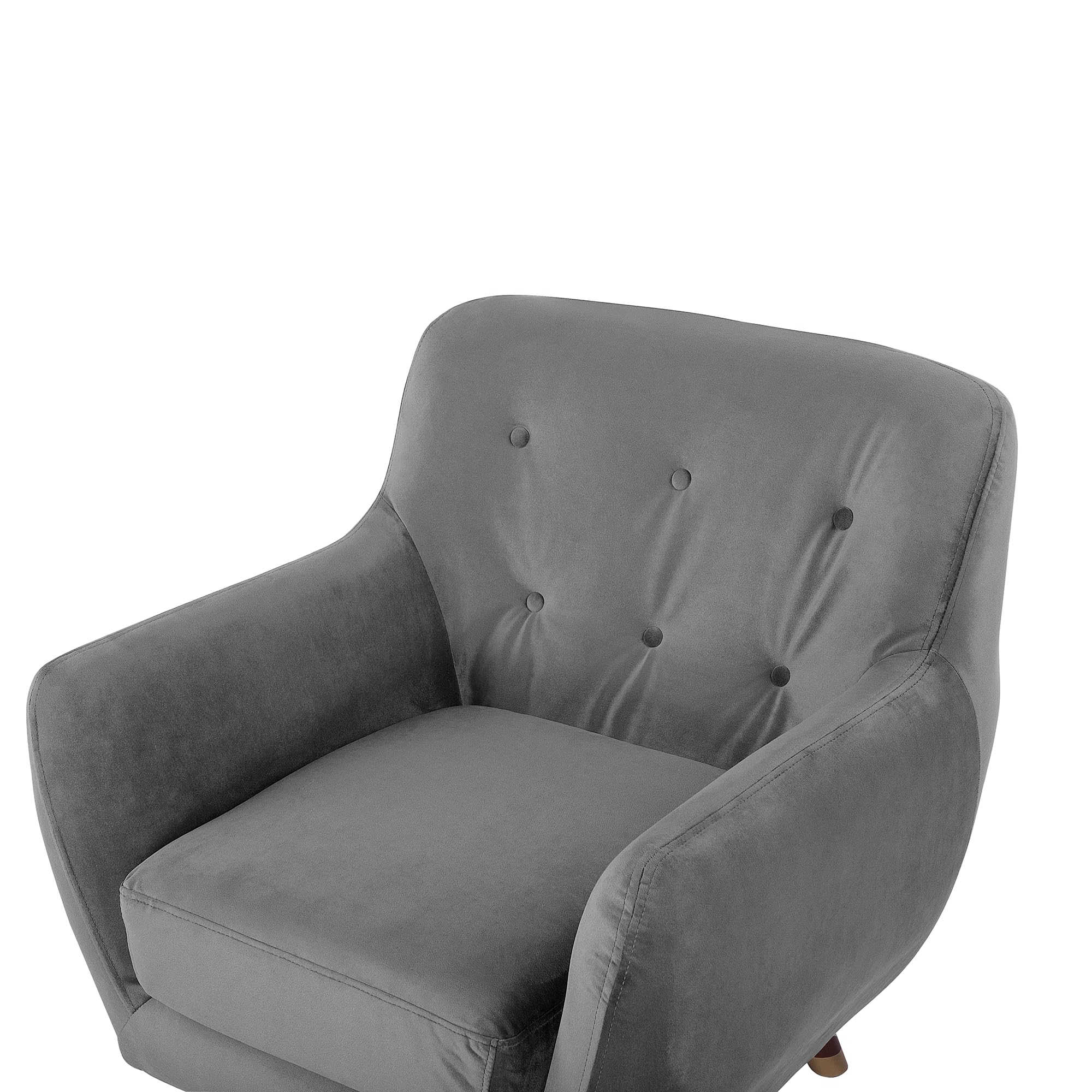 beliani-bodo-sessel-samt-grau-zweisitzer-188-cm image 7