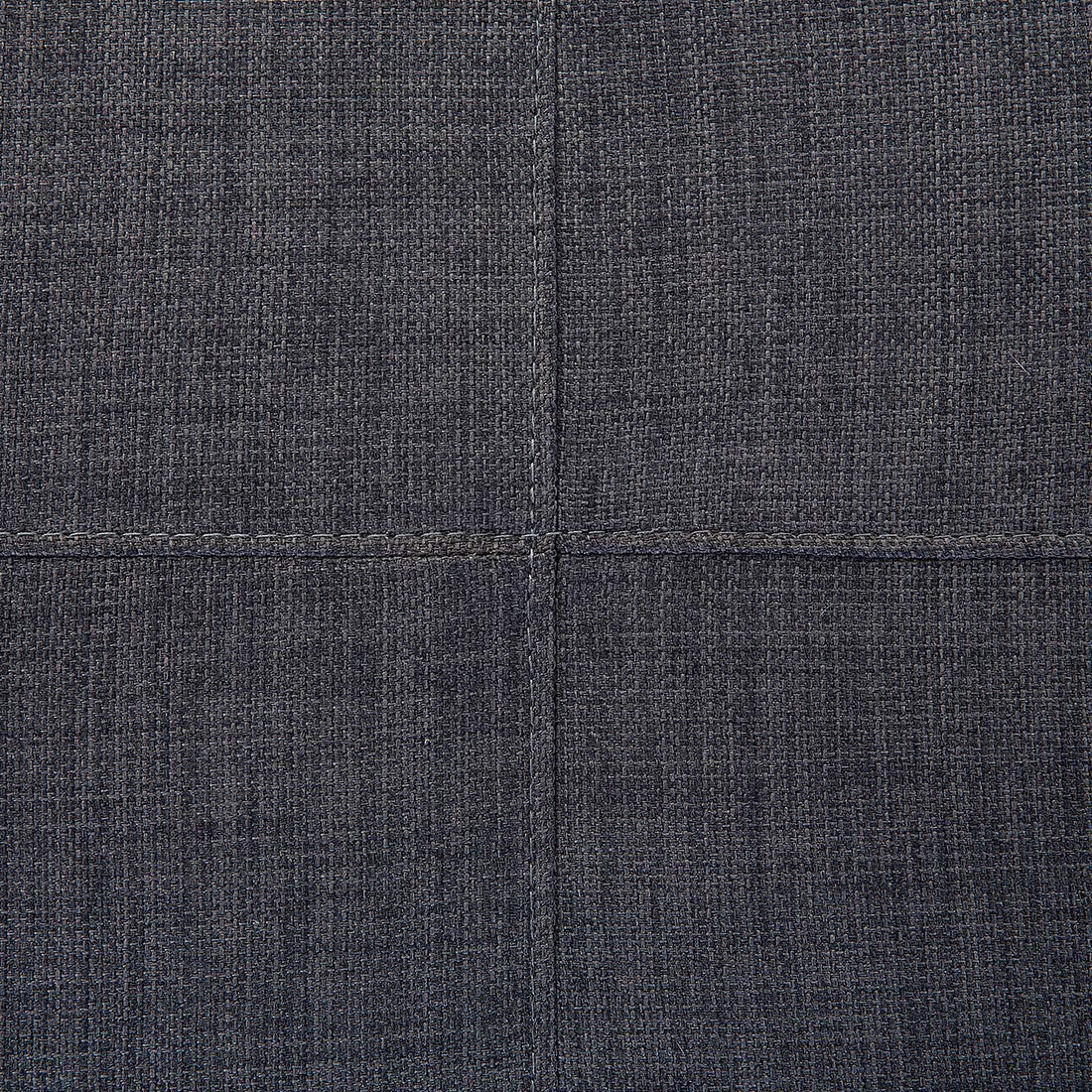beliani-ottoman-sitzhocker-dunkelgrau-95x71-stoff-edelstahl image 4