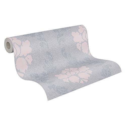 a-s-cr-ation-new-elegance-37552-3-vliestapete-grau-rosa image 8