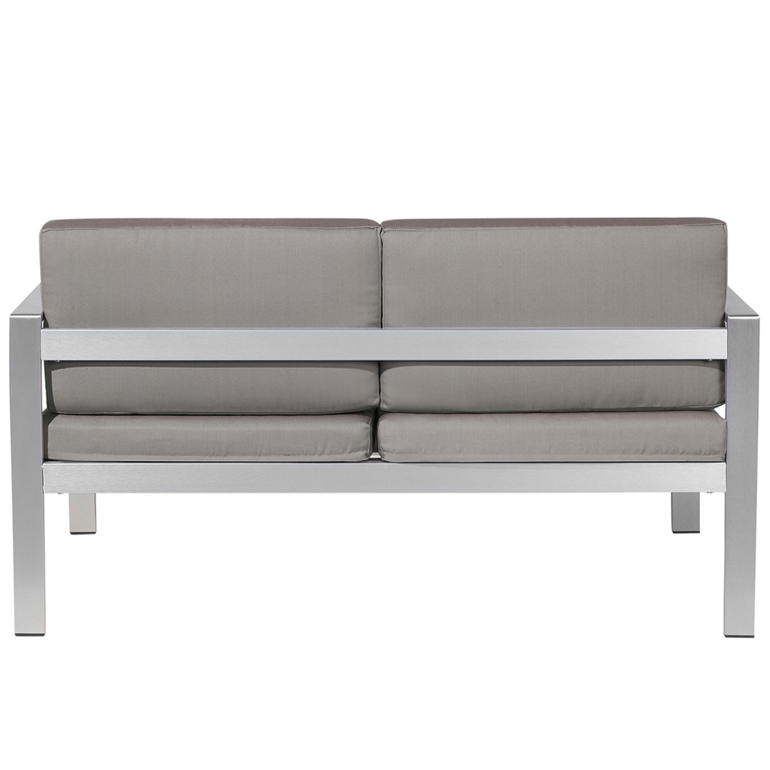 beliani-salerno-gartenset-aluminium-dunkelgrau-4-teilig image 7