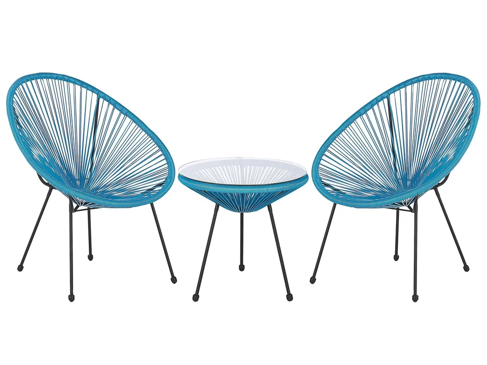 beliani-acapulco-ii-balkonset-blau-rattan-2-st-hle-tisch image 1