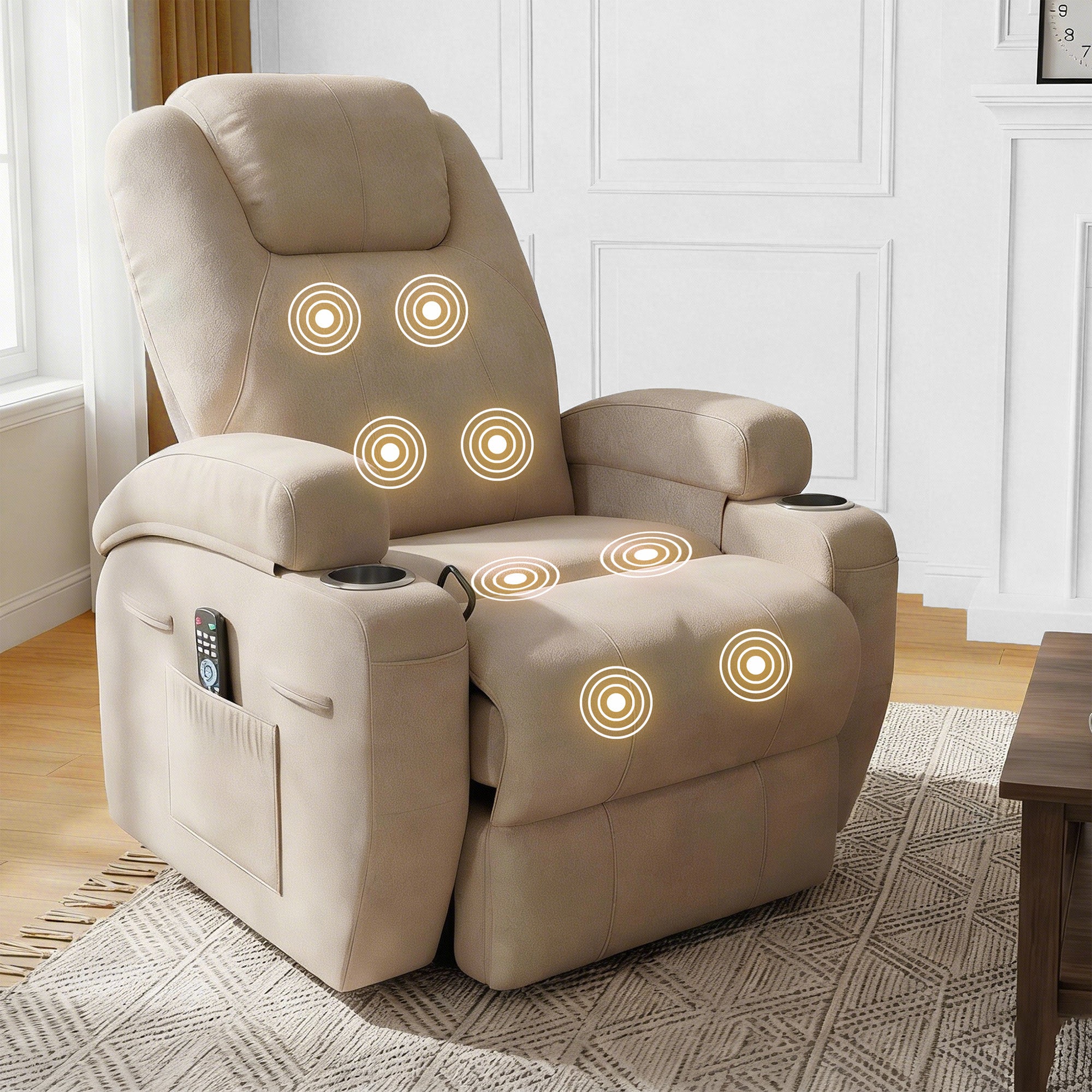 homall-recliner-chair-massagesessel-schwarz-kunstleder image 3