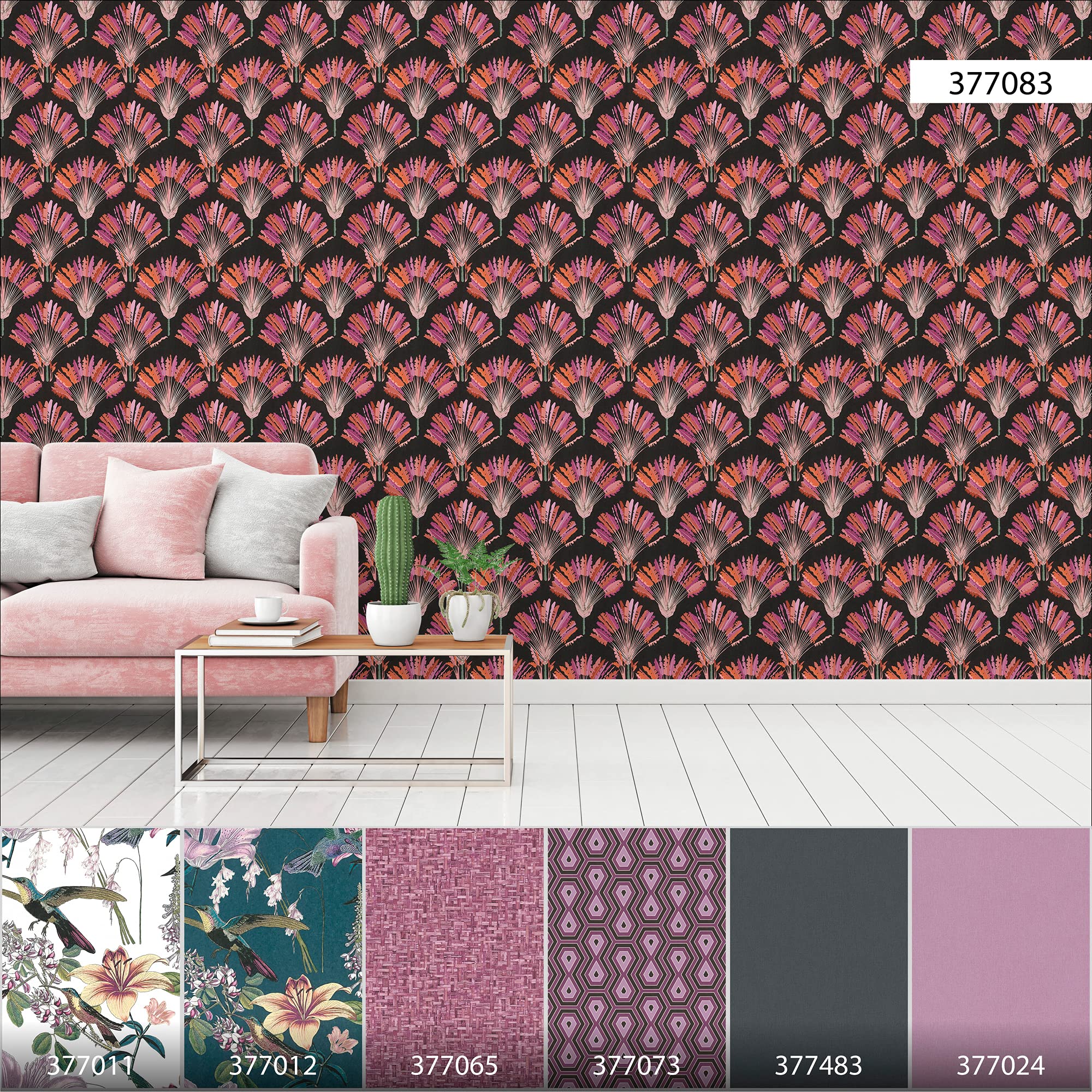 a-s-cr-ation-37708-3-jungle-chic-vliestapete-lila-rosa-10-05-m image 7