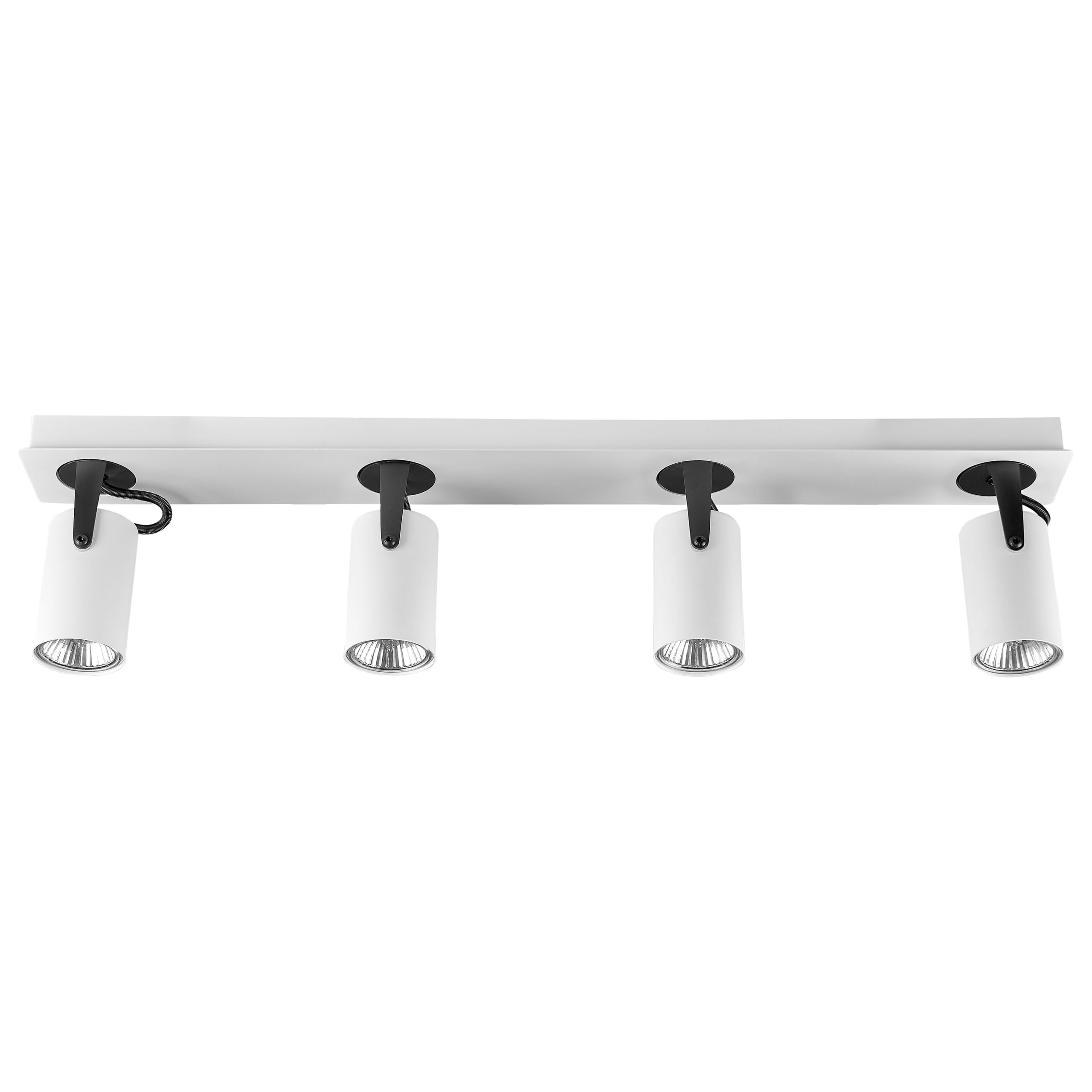 beliani-klip-deckenspot-4-flammig-wei-metall-schwenkbar image 4