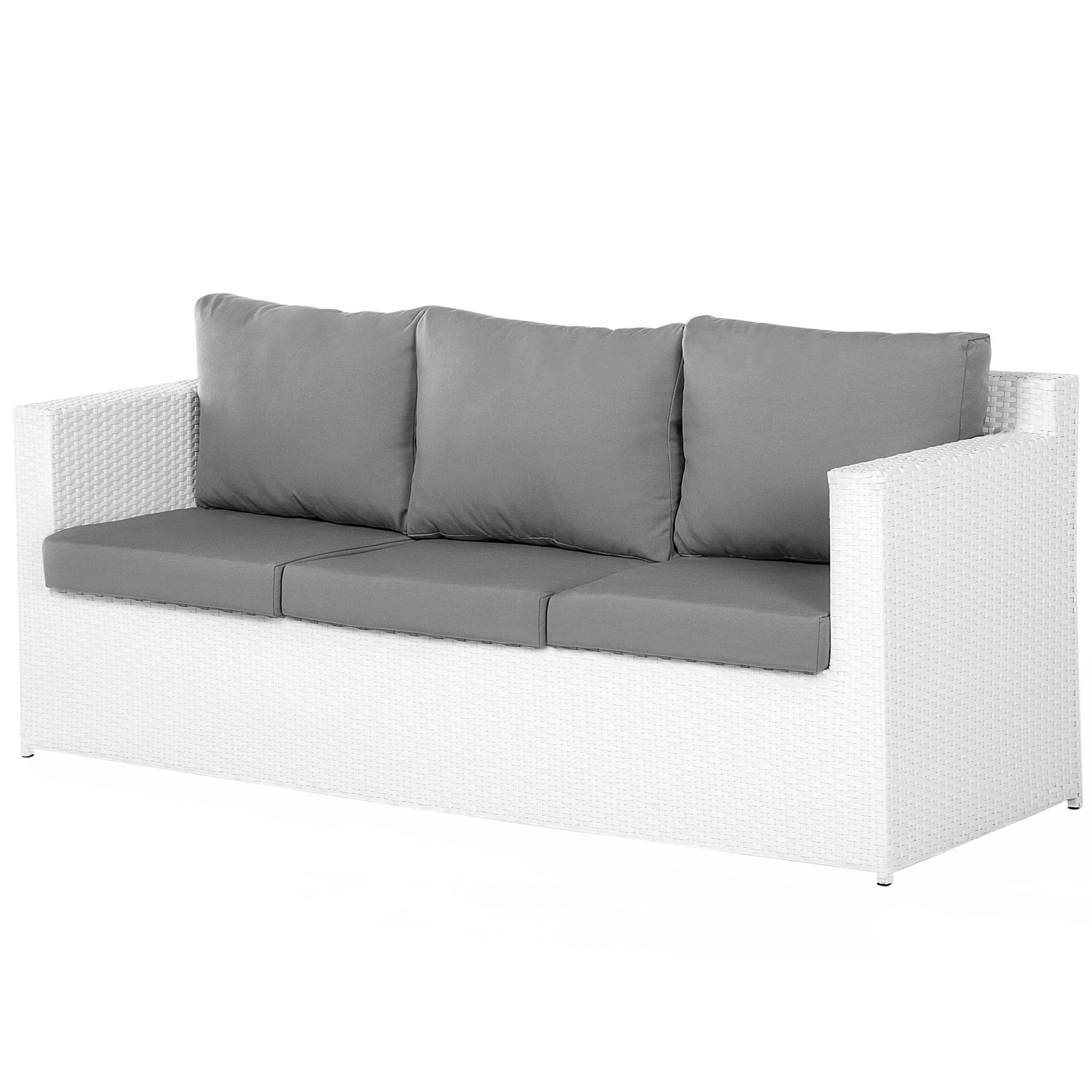 beliani-roma-gartenset-polyrattan-wei-grau-6-sitzer image 4