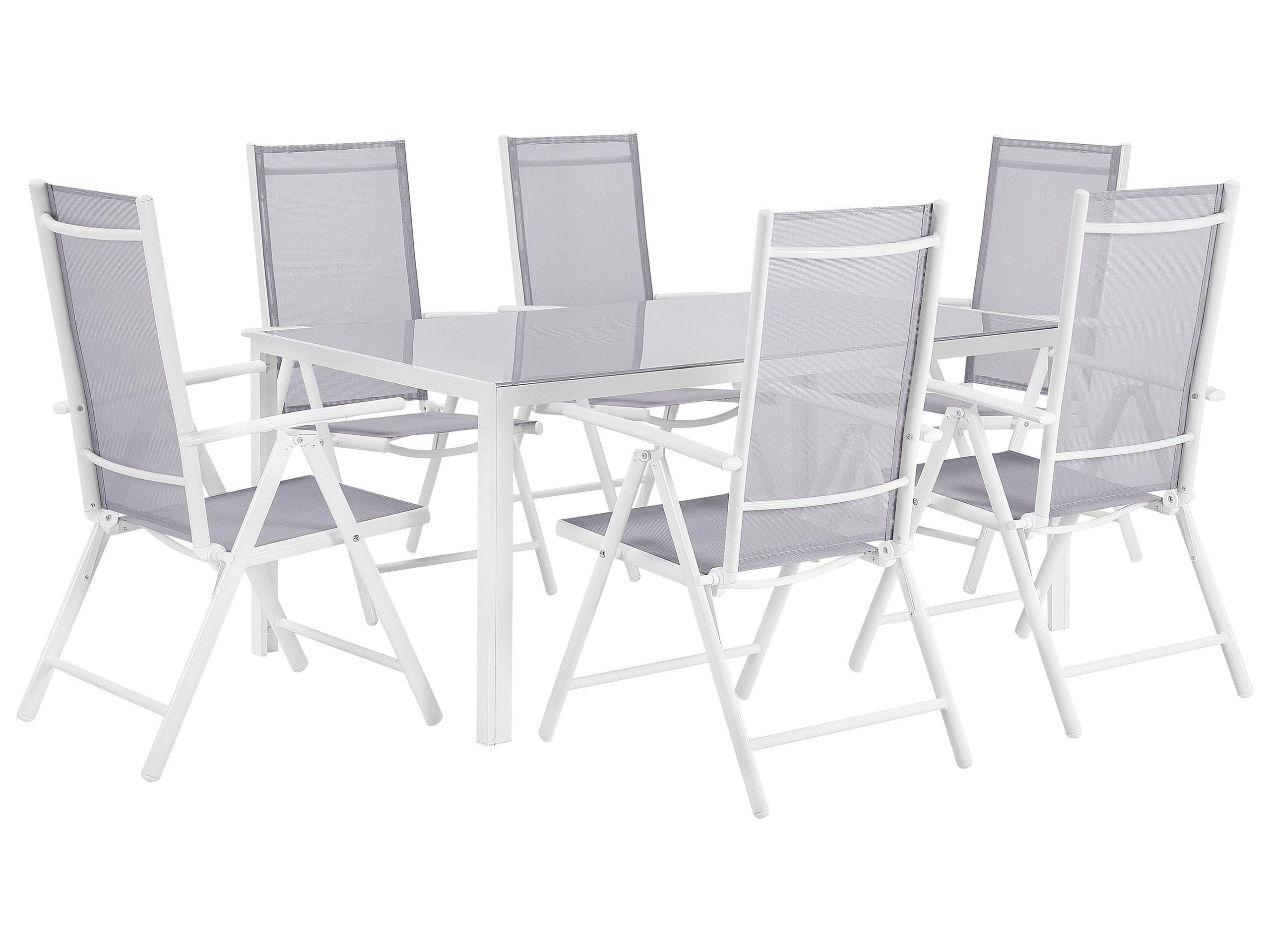 beliani-prato-gartenm-bel-set-grau-tisch-6-st-hle image 1