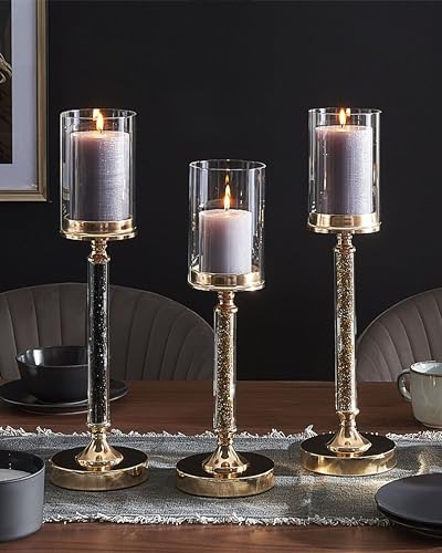 beliani-abbeville-kerzenst-nder-gold-schwarz-48-cm image 8