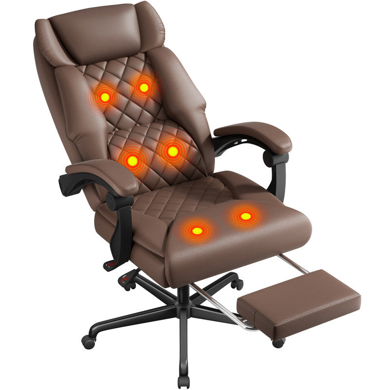 homall-recliner-chair-massage-b-rostuhl-schwarz-mit-w-rme image 3