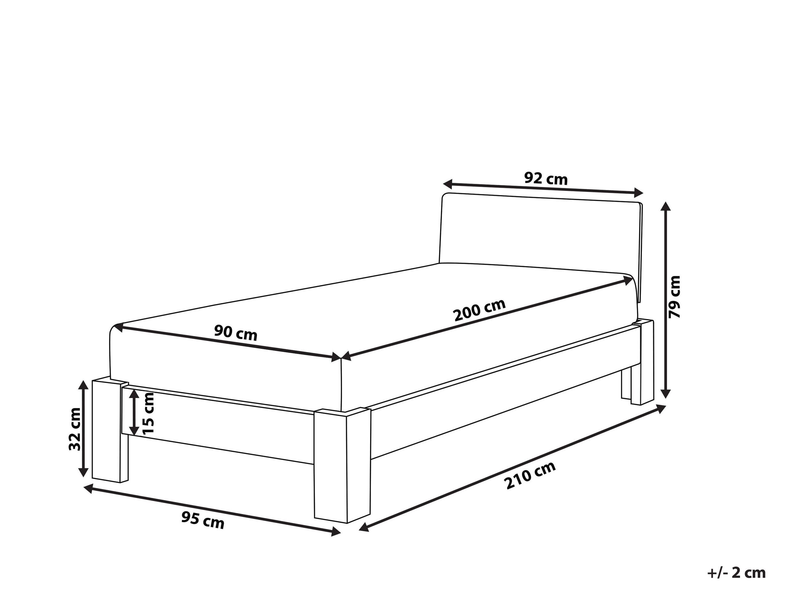 beliani-royan-bettrahmen-holz-hellbraun-90-x-200-cm image 3