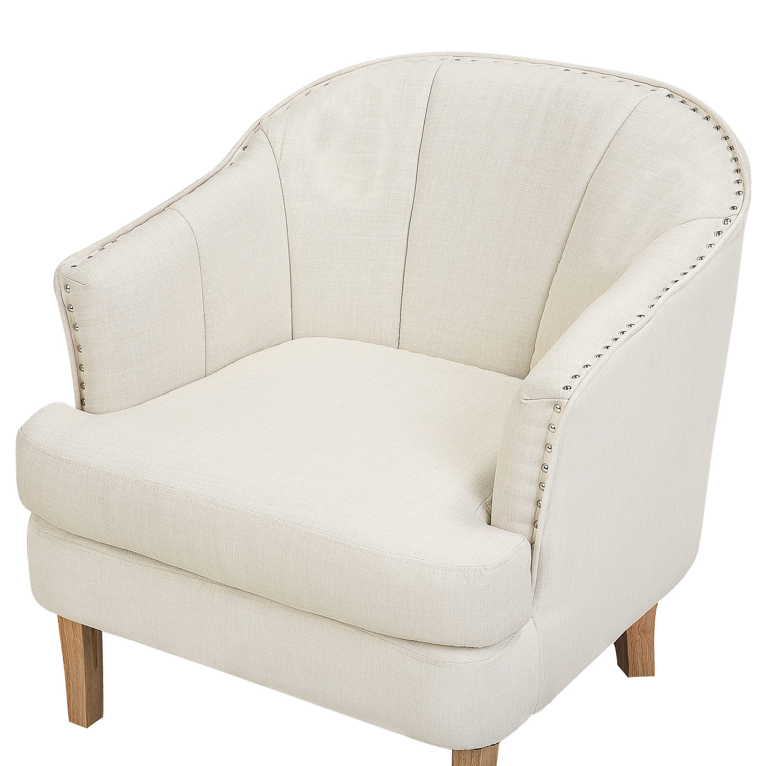 beliani-elverum-retro-sessel-beige-holzbeine-stoff image 5