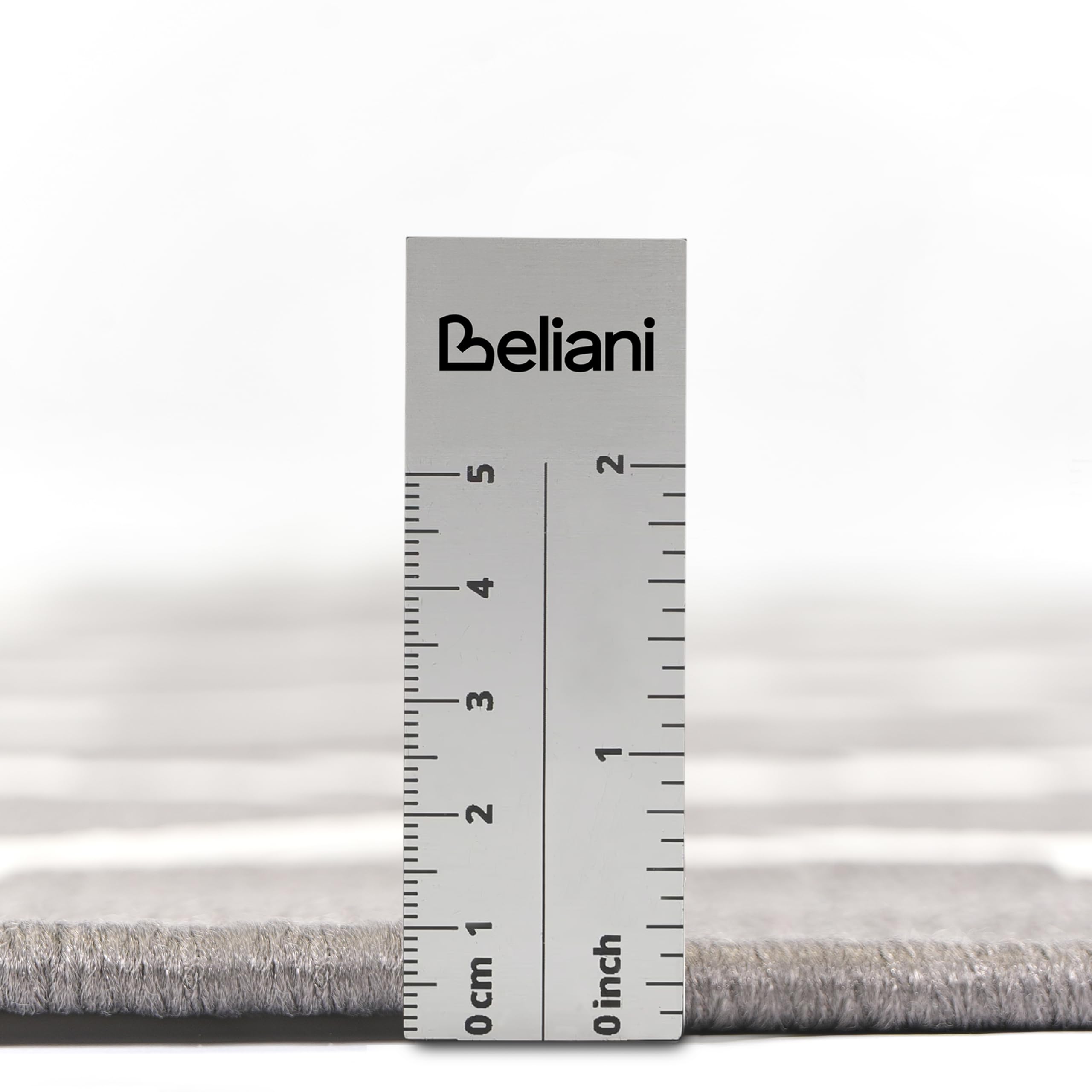 beliani-aksu-teppich-140x200-cm-grau-handgewebt-marokko-muster image 7