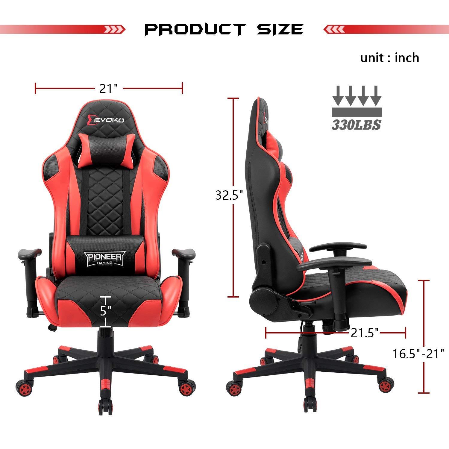 homall-pioneer-gaming-stuhl-kunstleder-rot-h-henverstellbar image 7