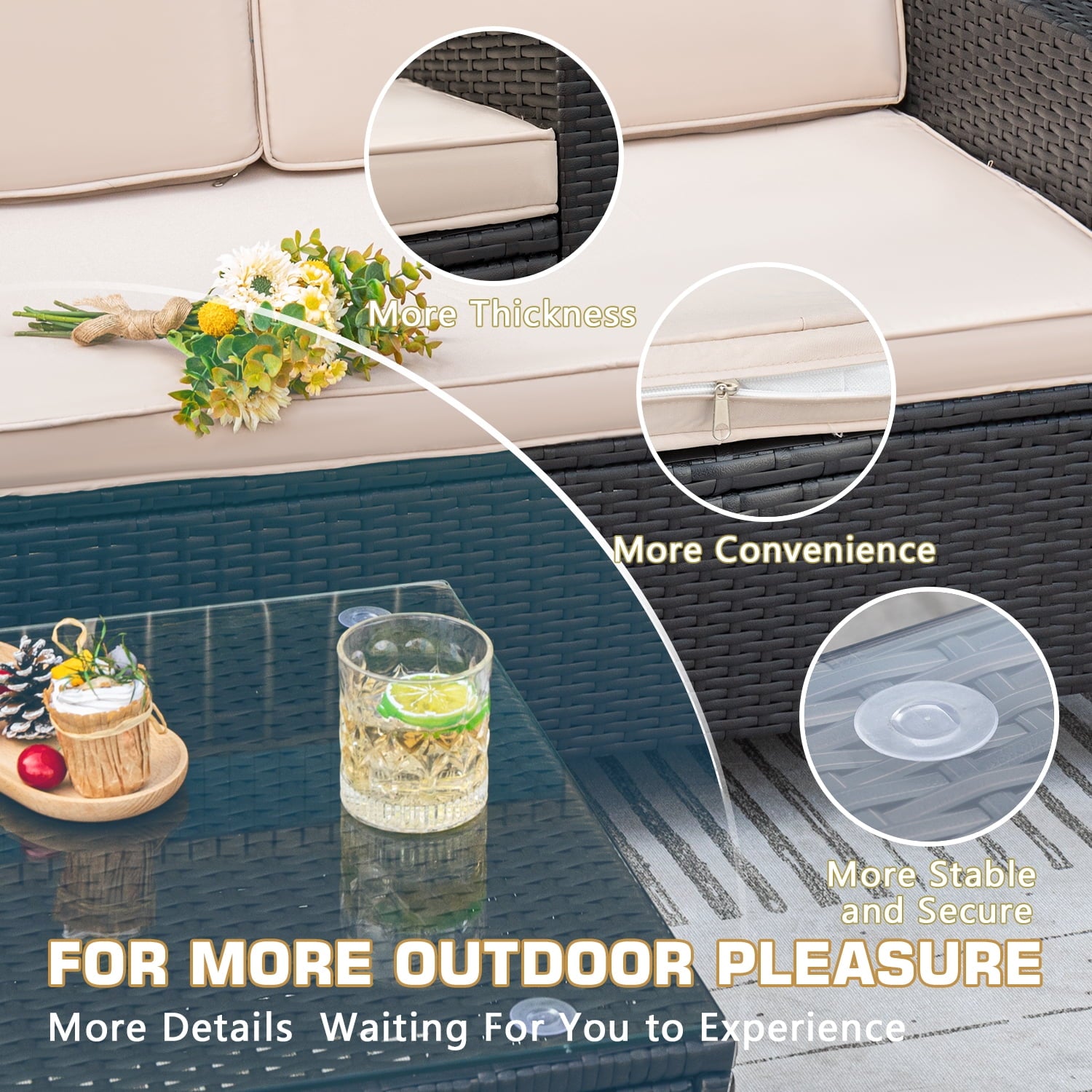homall-patio-furniture-sitzgruppe-4-teilig-beige-rattan image 5