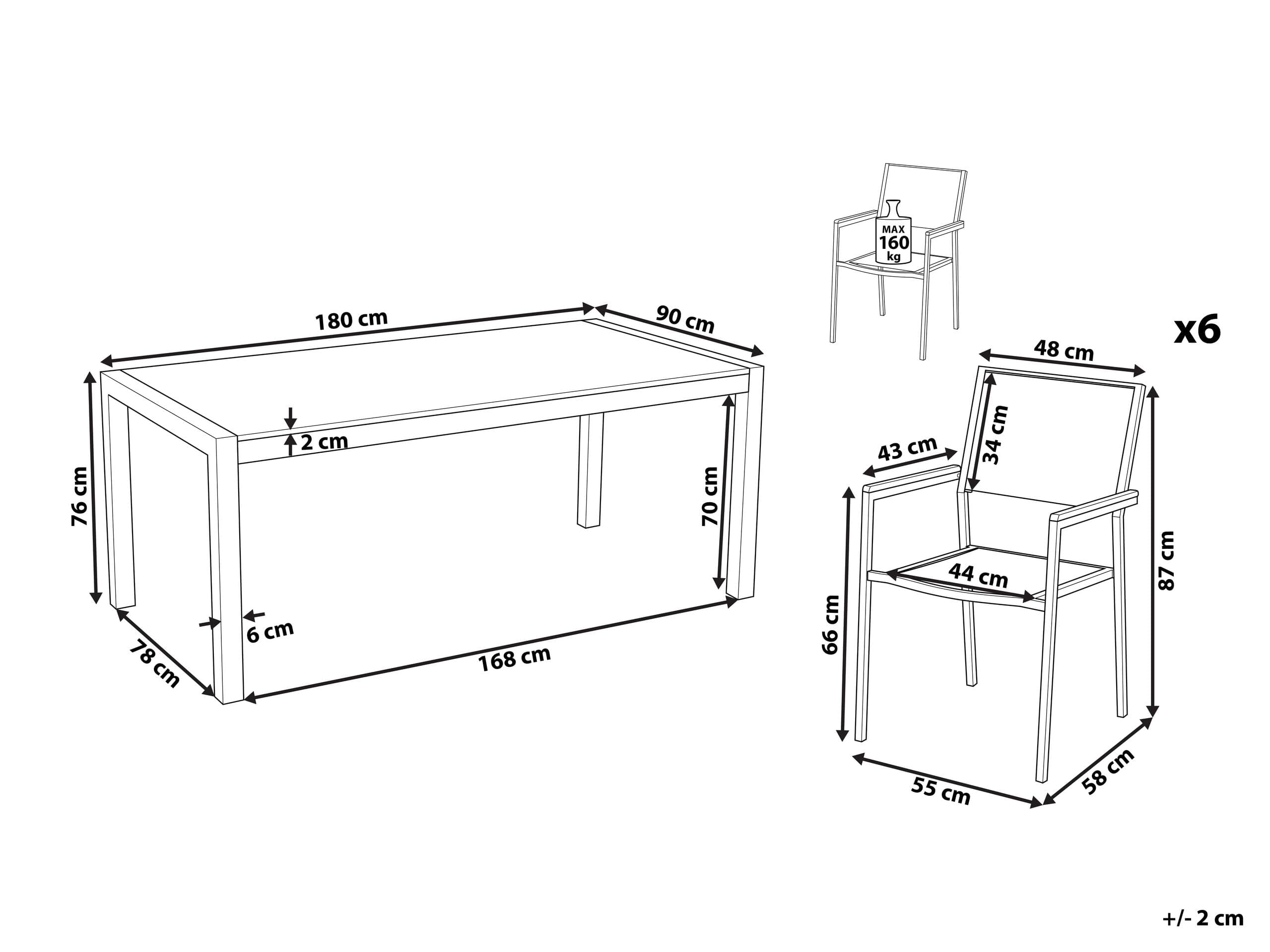 beliani-grosseto-gartenm-bel-set-180cm-6-st-hle-grau image 3