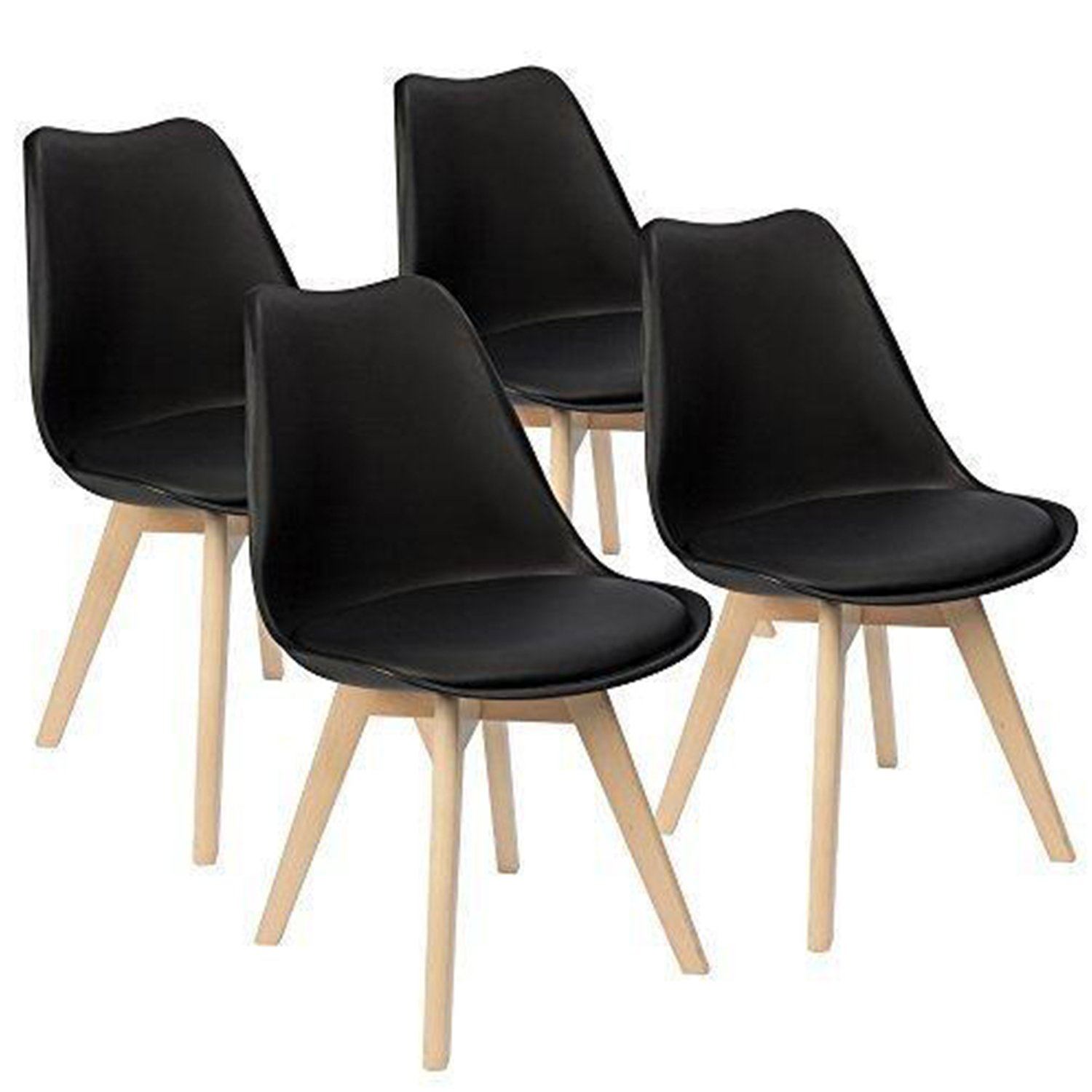 homall-modern-dining-chair-esszimmerstuhl-schwarz-4er-gepolstert image 1