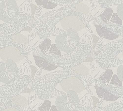 livingwalls-metropolitan-stories-37859-6-vliestapete-beige-koi image 8