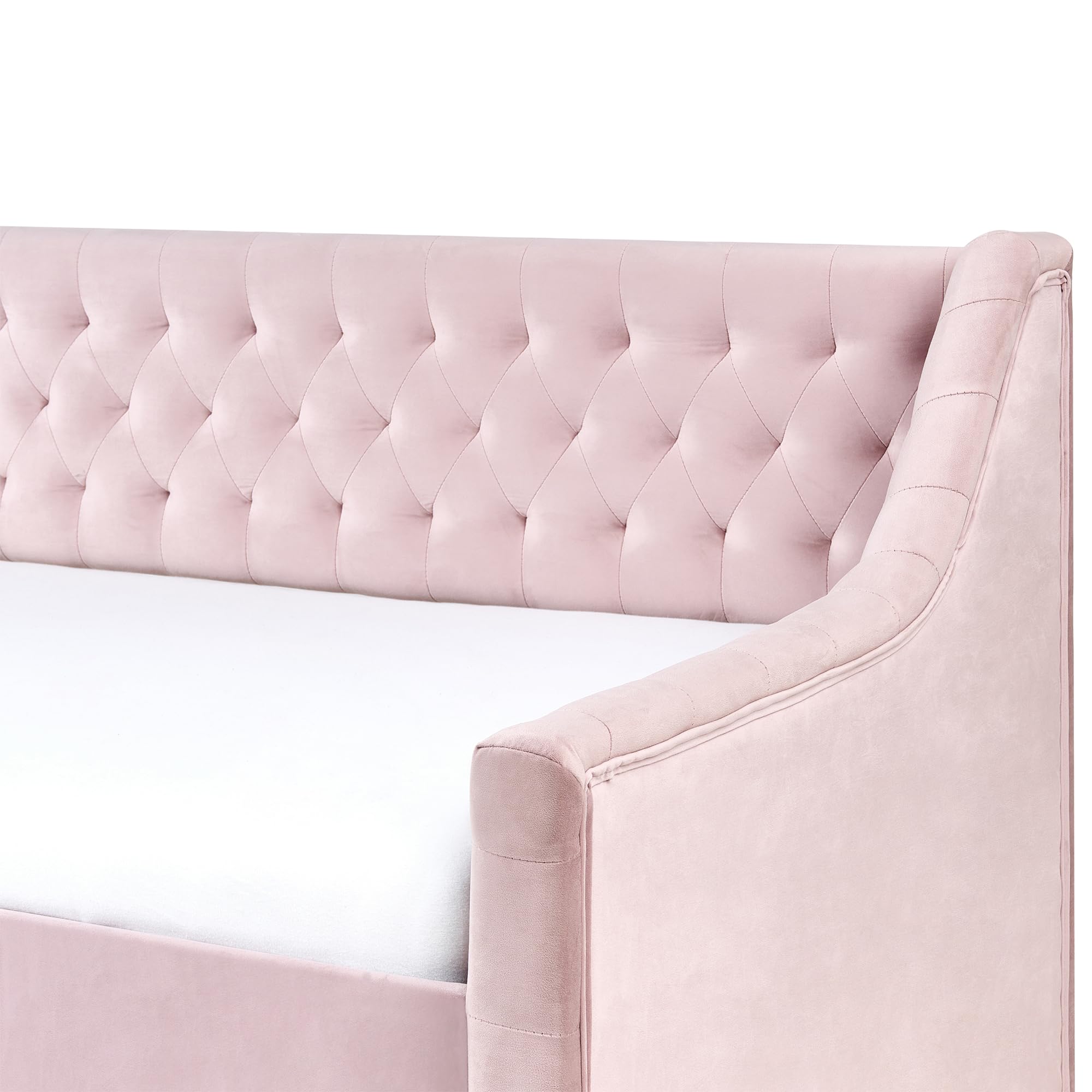 beliani-montargis-tagesbett-90x200-rosa-samt-ausziehbett-lattenrost image 8