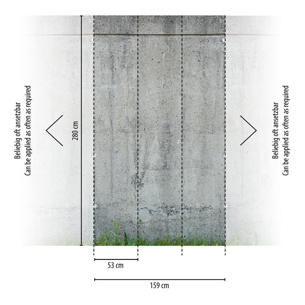 livingwalls-beton-fototapete-grau-2-80x1-59m-wandbild-xxl image 2