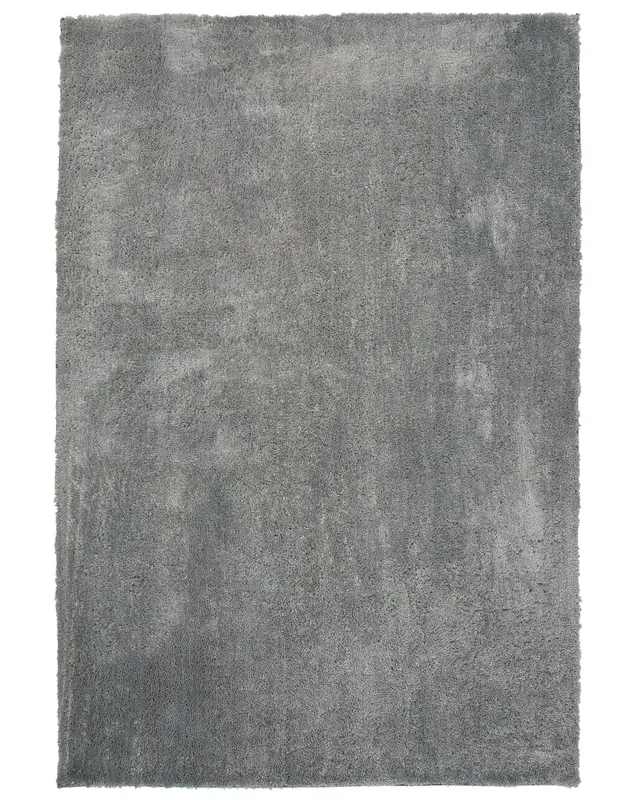 beliani-evern-shaggy-teppich-140x200-hellgrau-uni image 1