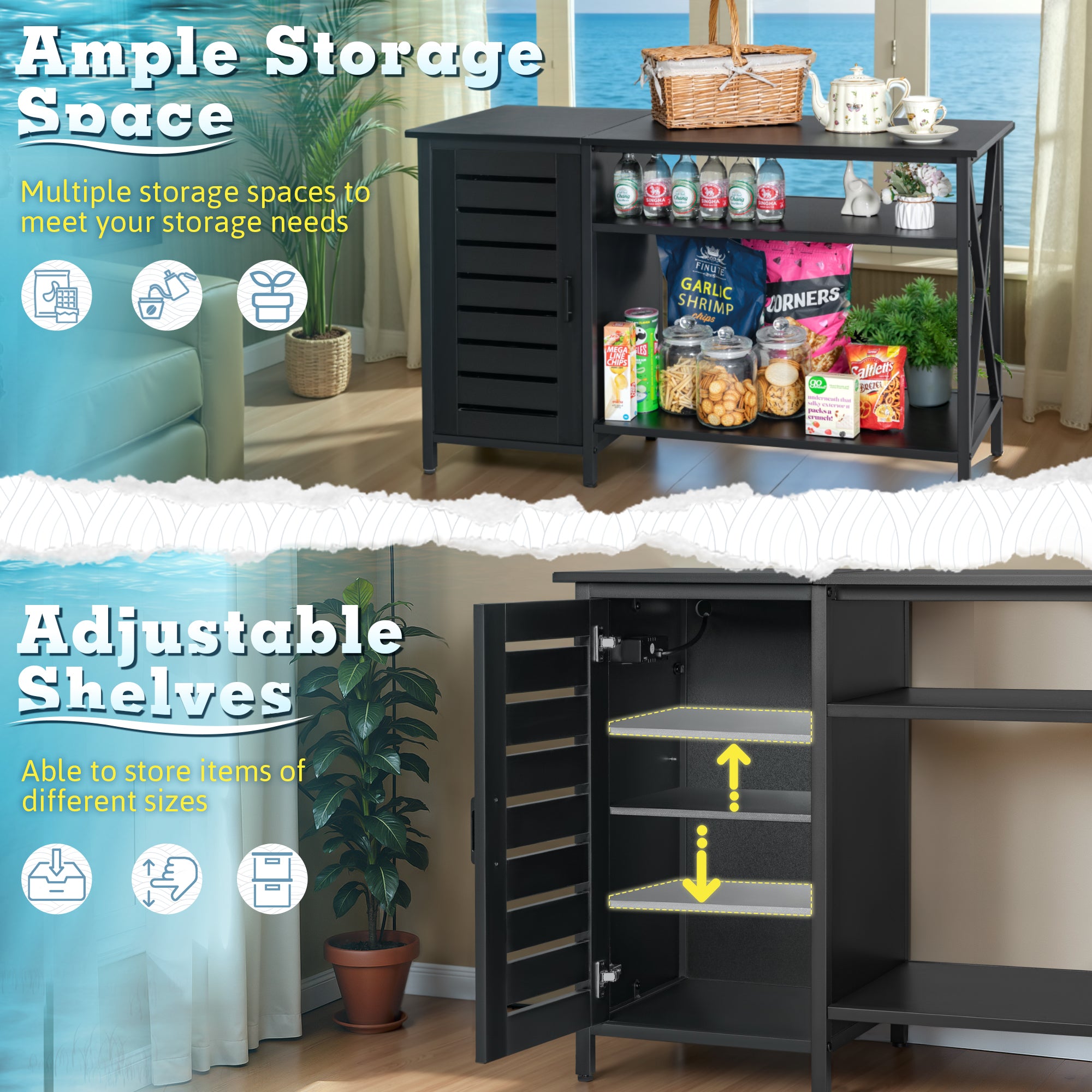 homall-shelf-aquarium-unterschrank-schwarz-55-75-gallonen image 6