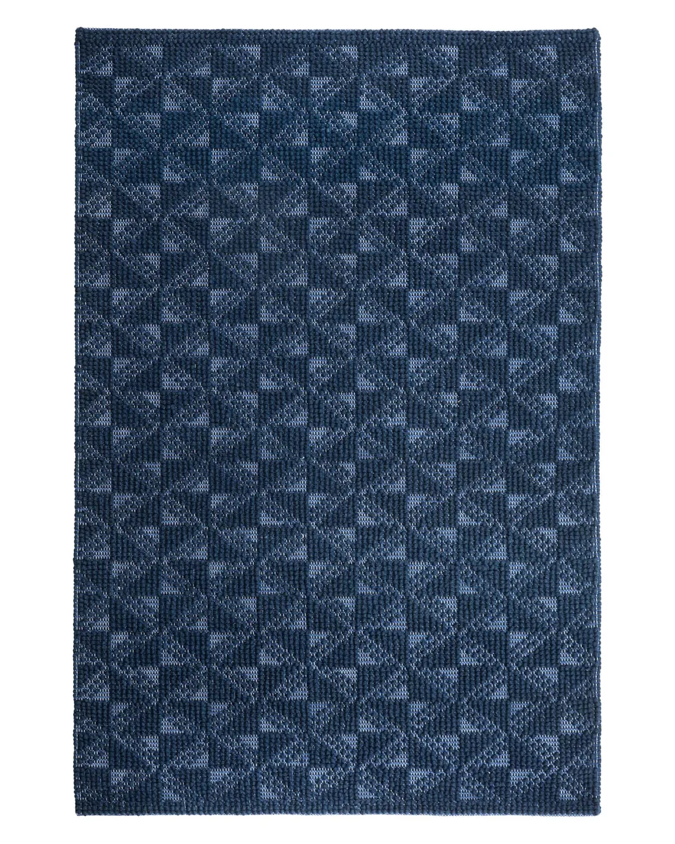 beliani-savran-teppich-140-x-200-cm-blau-wolle image 1