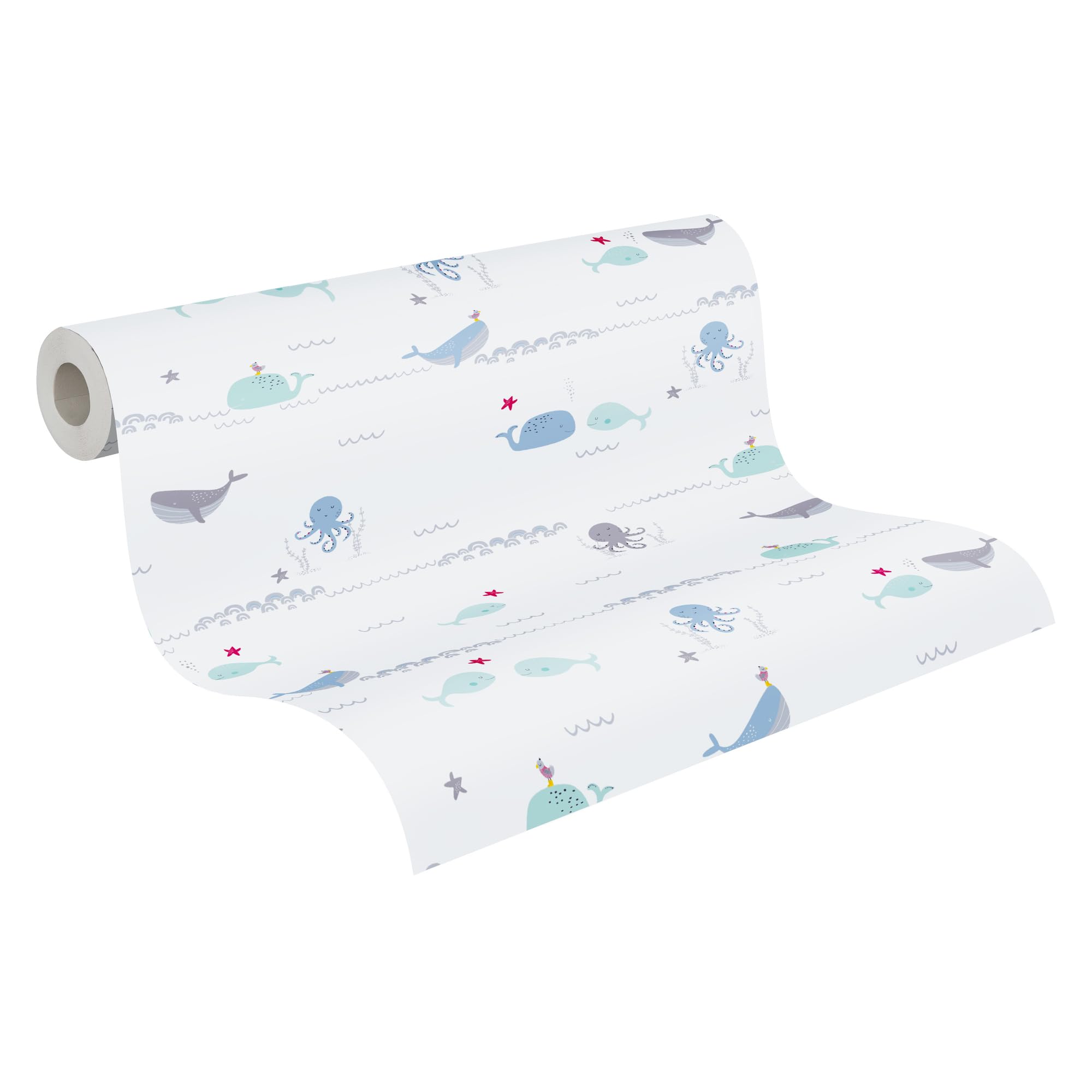 a-s-cr-ation-little-love-381301-kindertapete-unterwasser-blau image 1