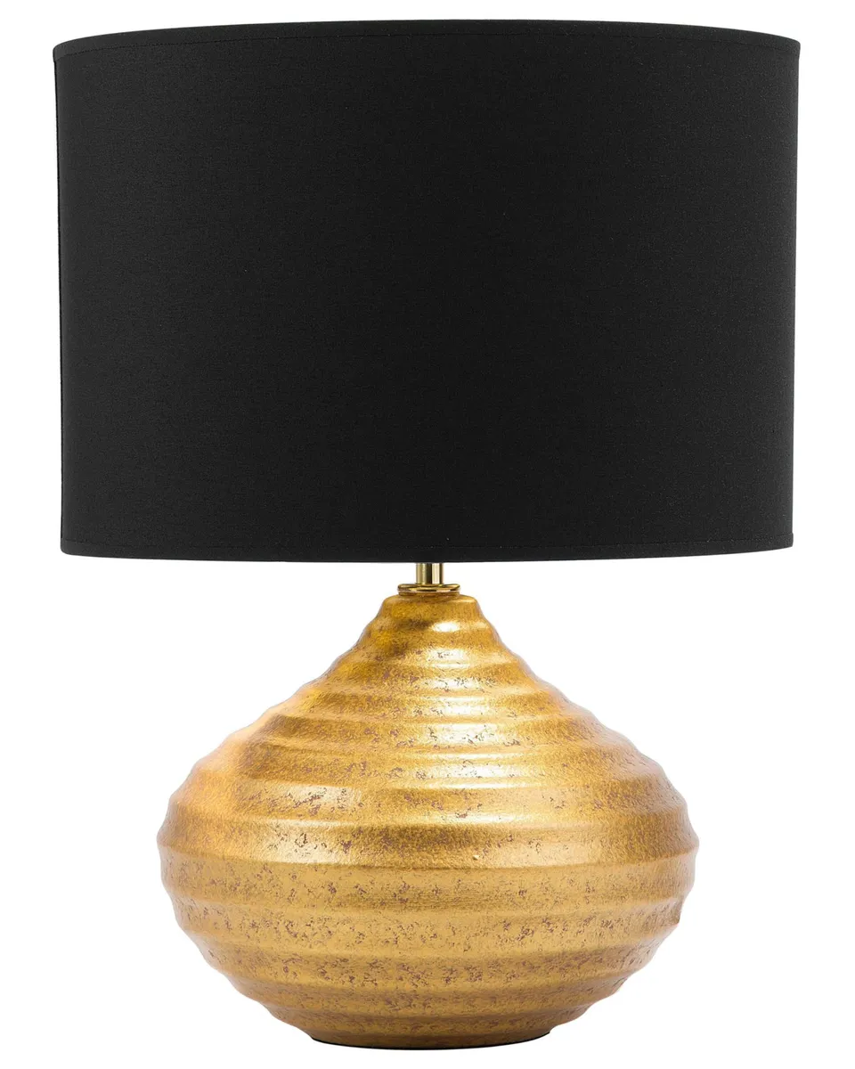 beliani-kuban-tischlampe-gold-schwarz-keramik-42-cm-e27 image 1