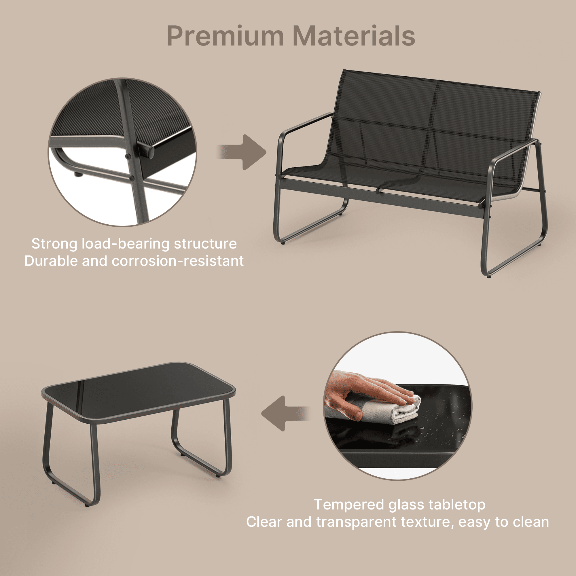bealife-wr250-gartenm-bel-set-schwarz-4-teilig-rattan-glas image 5