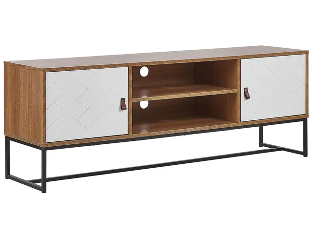 beliani-nueva-lowboard-tv-m-bel-hell-holz-wei-2-t-ren image 1