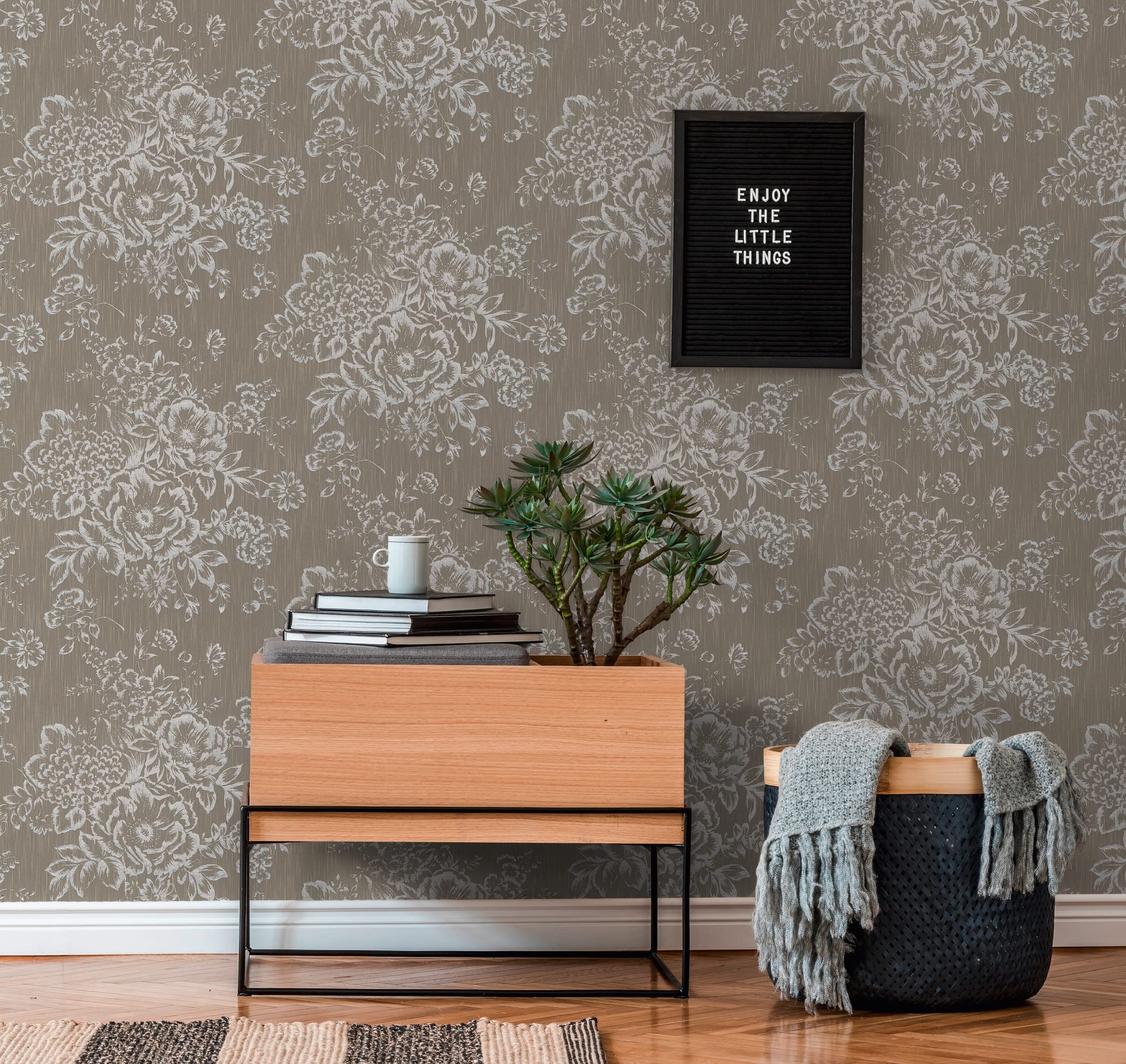 a-s-cr-ation-metallic-silk-306574-textiltapete-braun-floral image 8