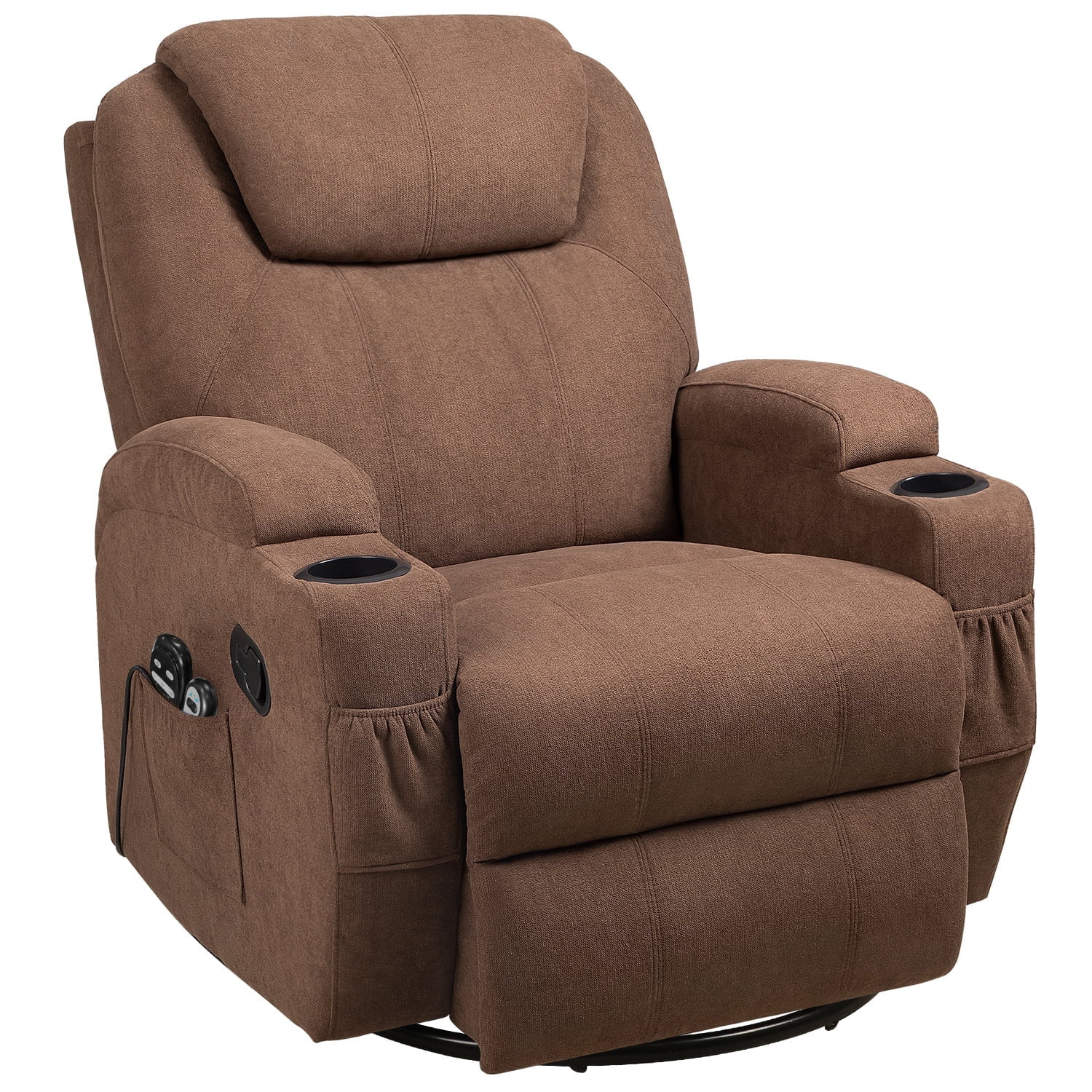 homall-recliner-chair-massagesessel-beige-mit-fu-st-tze image 3