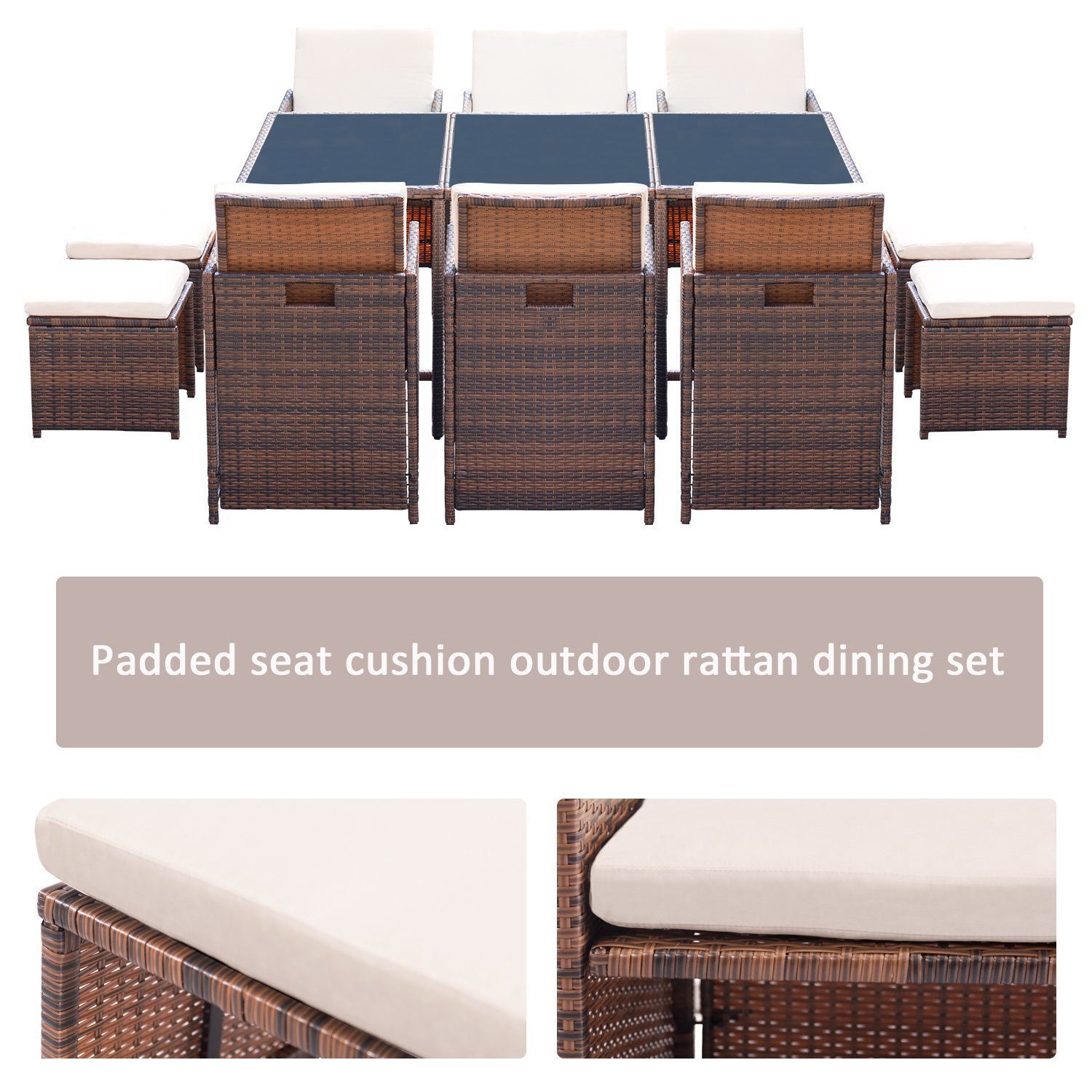 homall-patio-furniture-11-tlg-rattan-essgruppe-mit-glastisch image 5