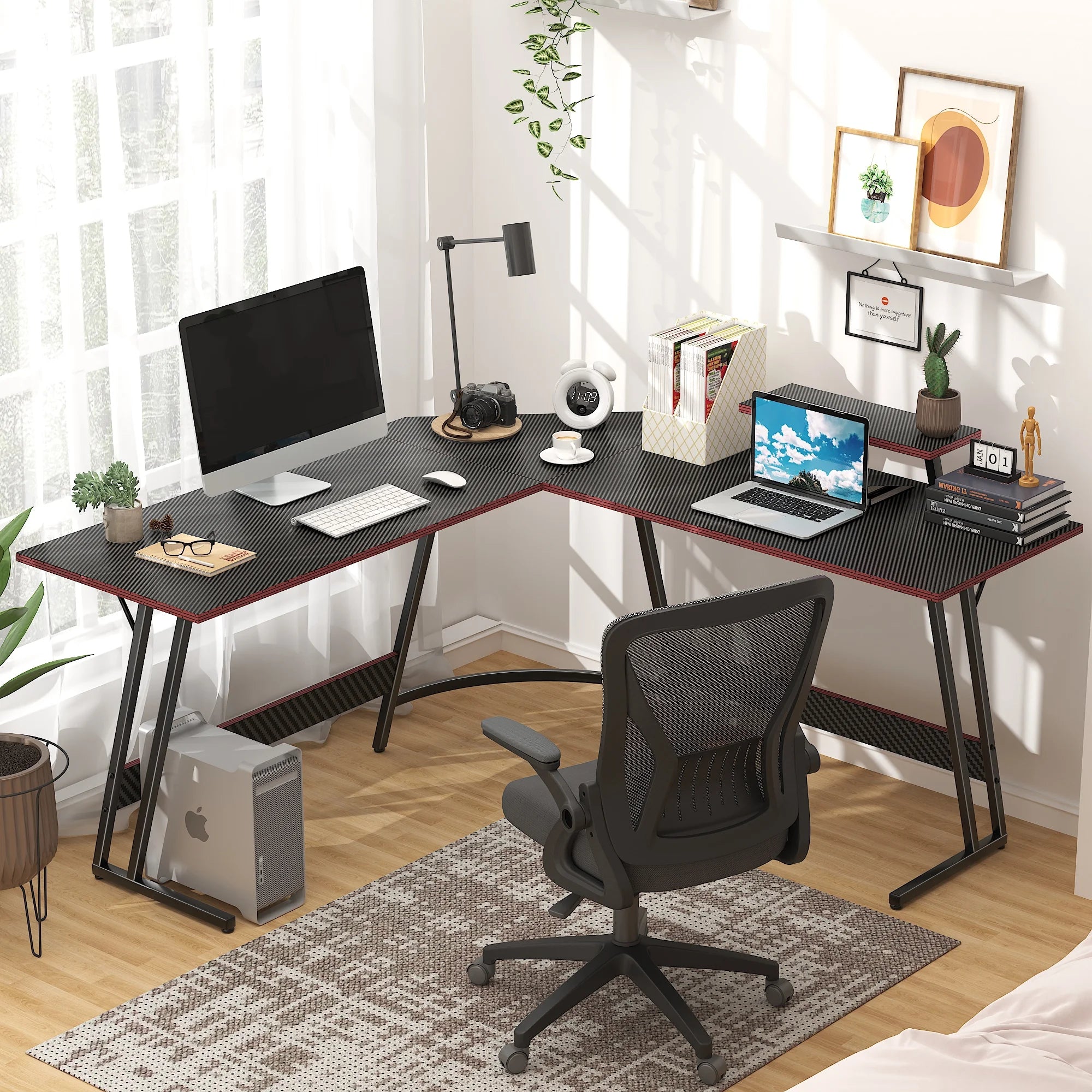 homall-gaming-desk-eckschreibtisch-l-form-66-zoll-schwarz image 3