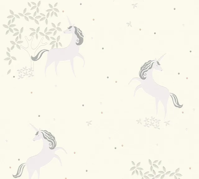 a-s-cr-ation-boys-girls-6-36989-2-vliestapete-einhorn-grau image 1