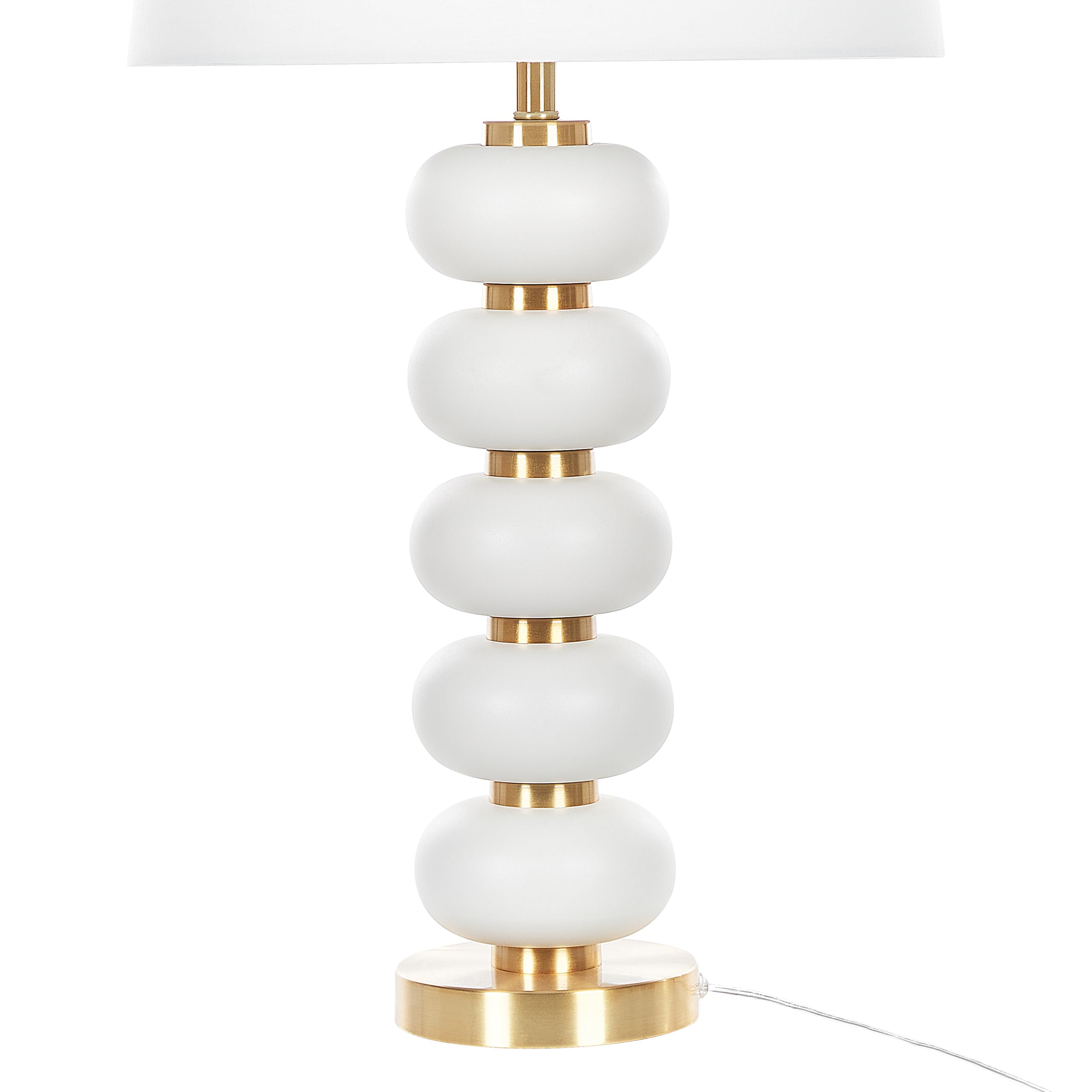 beliani-frio-tischleuchte-wei-gold-80-cm-kugeln image 7